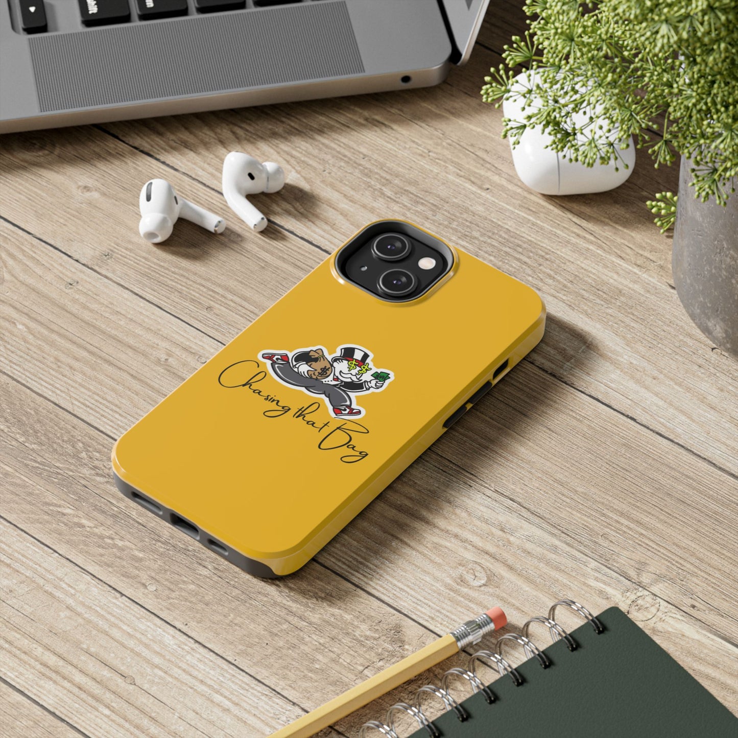 Phone Case- Chasing That Bag Tough Case- Durable Protection