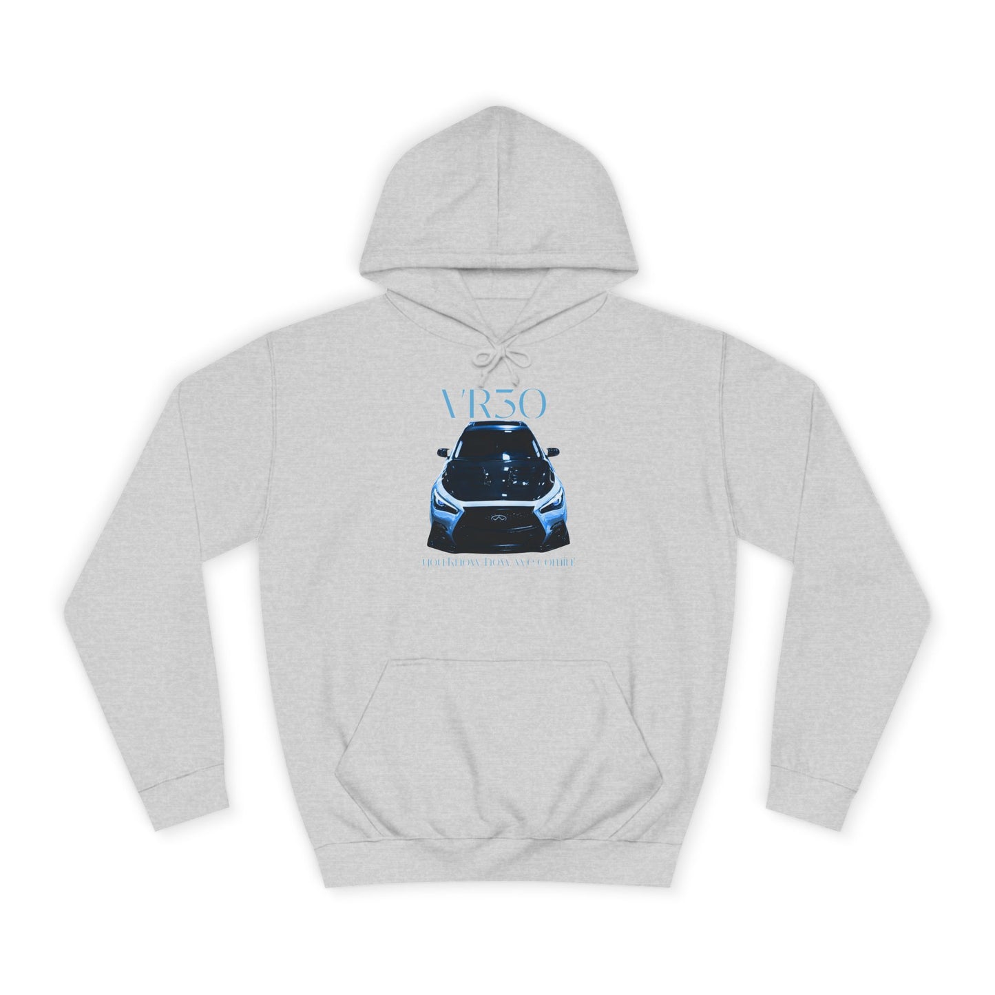 Midnight Horizon Blue Hoodie for Men & Women – V3ro Sports Car Enthusiast Apparel