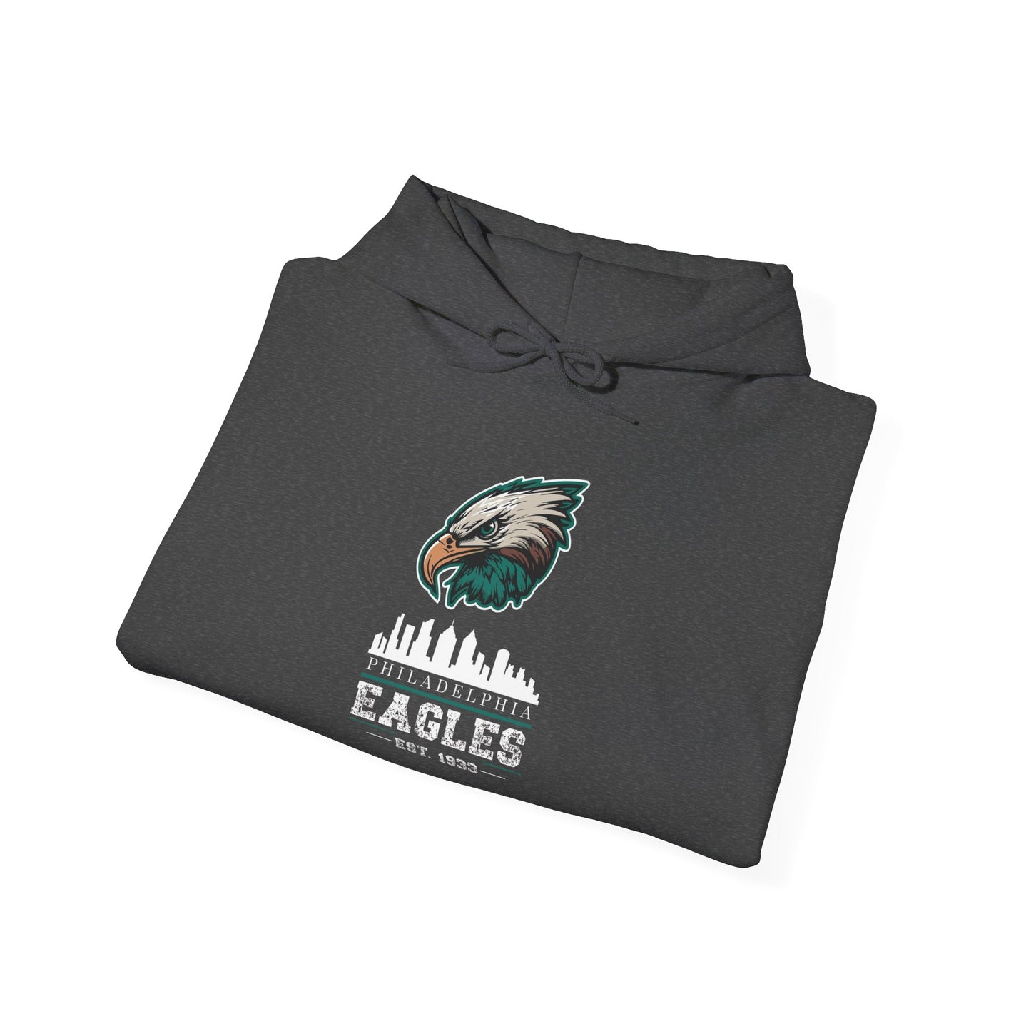 Philadelphia Eagles Hoodie – Est. 1933 | Black Pullover for Men & Women | Team Colors & Mascot Design