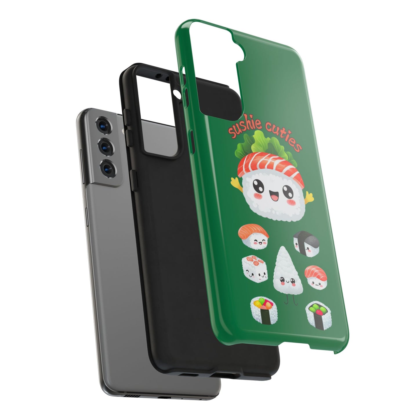 π£ Cute Sushi Buddies Tough Phone Case β Durable & Adorable for iPhone & Android!