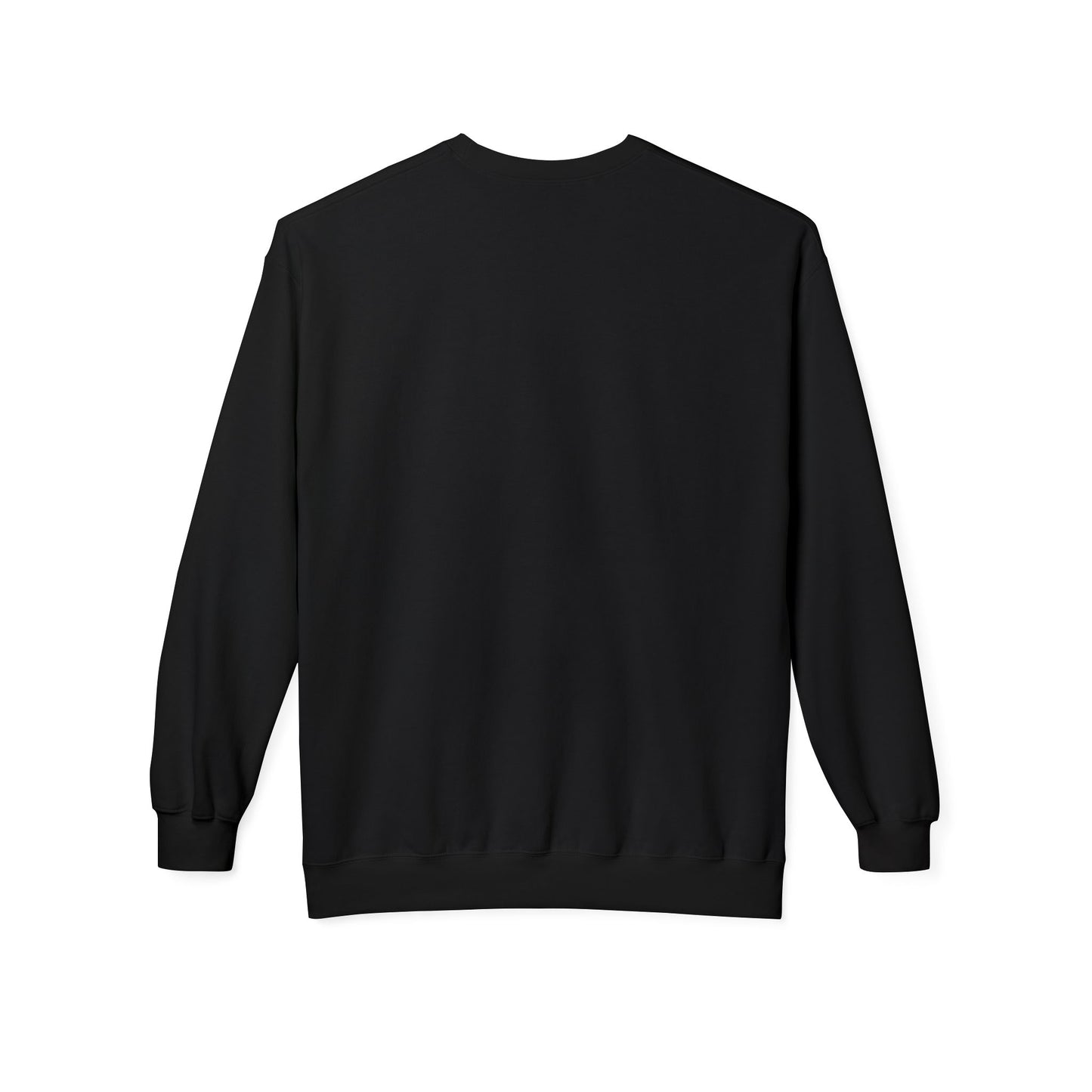 Snow Petal White Fleece Sweatshirt for Her – Soft Cozy Love-Inspired Gift