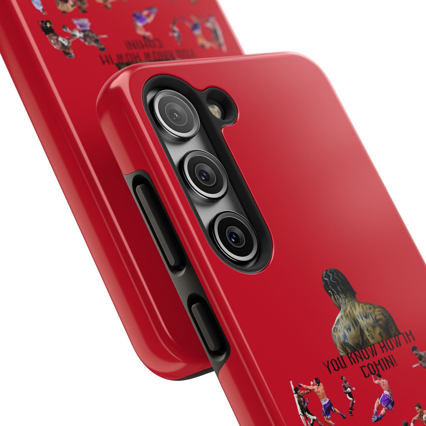 Phone case- You Know How I'm Comin' Tough Phone Case - Durable Protection