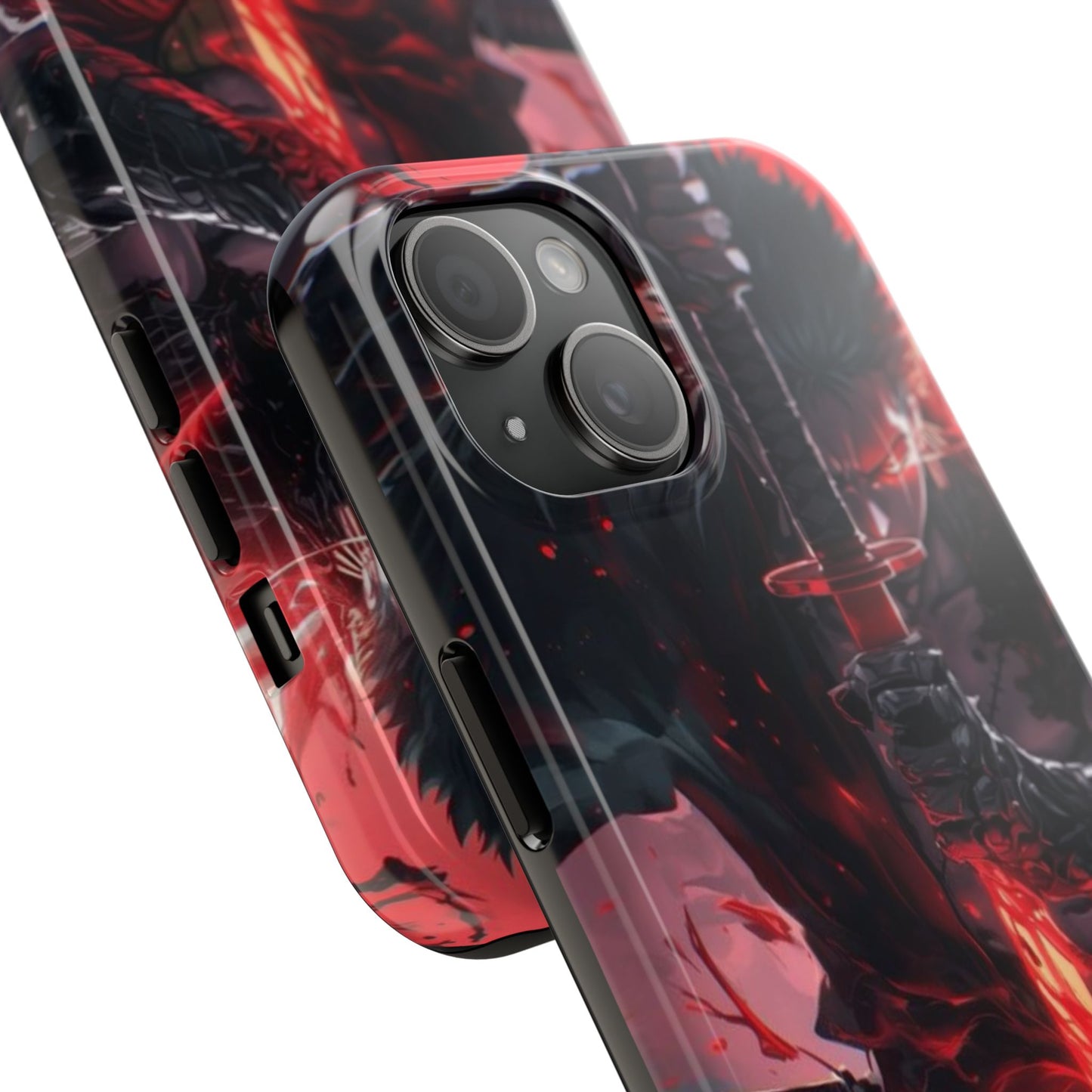🗡️ Fierce Samurai Tough Phone Case – Durable Protection with Bold Anime Design for iPhone & Android