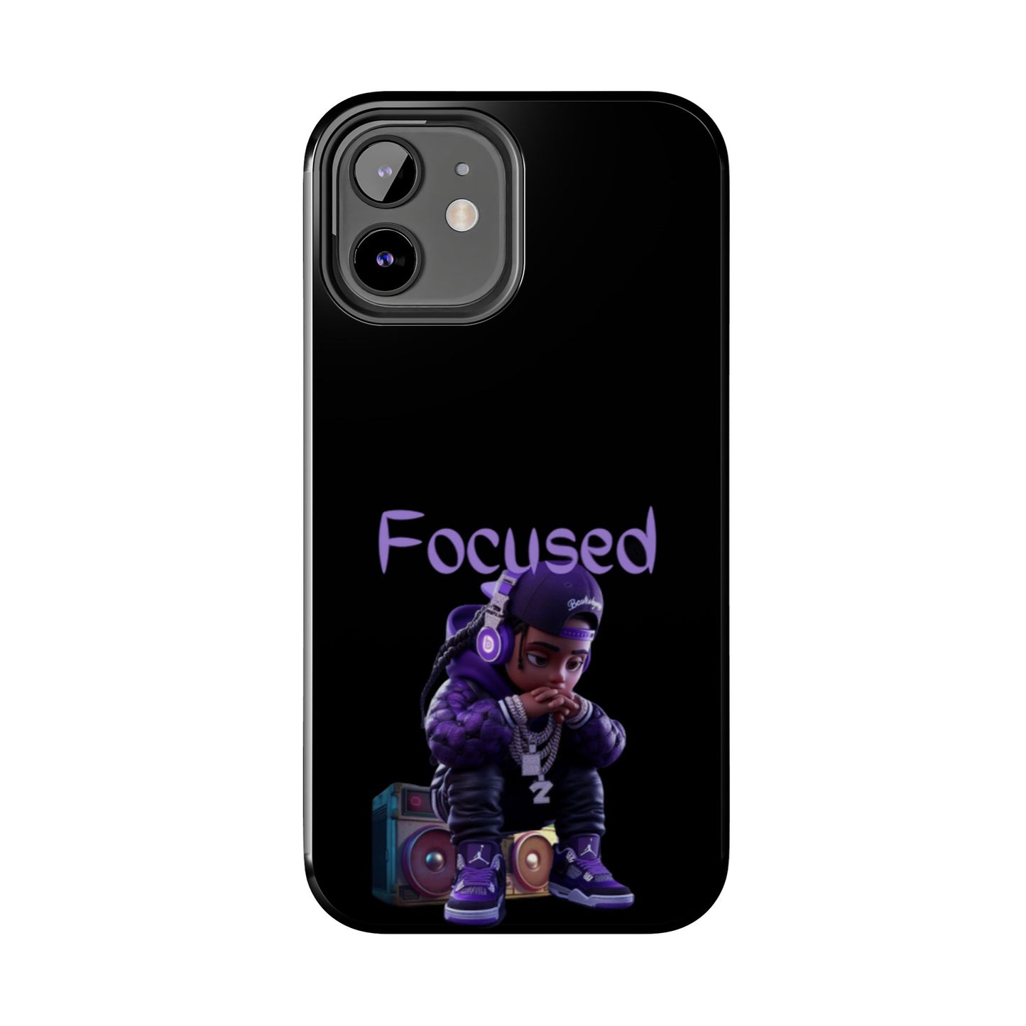 Phone case- Focused Tough Phone Case - Durable Protection