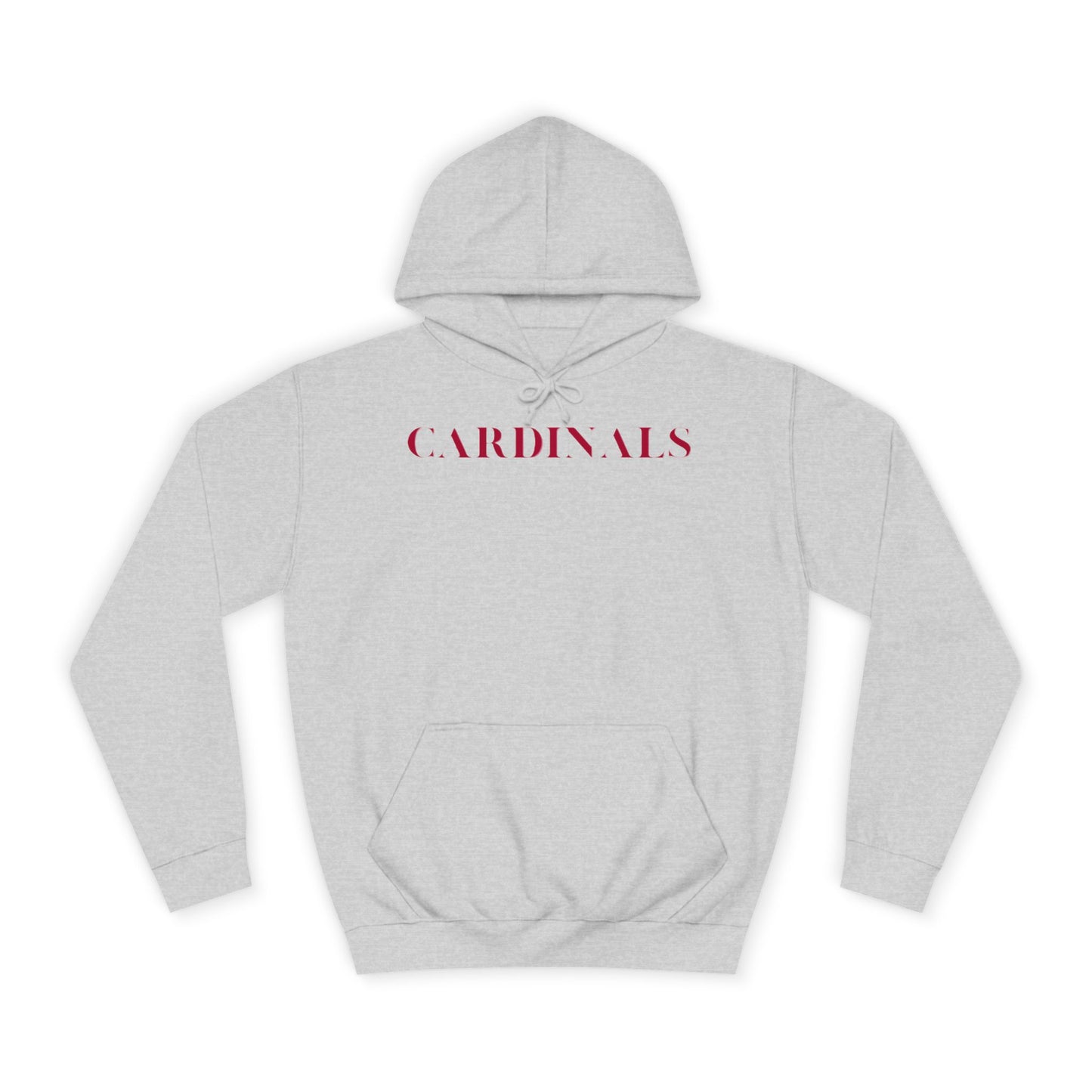 Glacier White NFL Hoodie for Men & Women – Arizona Cardinals Football Sweatshirt with Drawstrings & Kangaroo Pocket