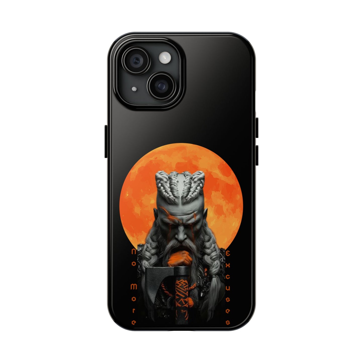 π₯ Warrior Spirit Tough Phone Case β No More Excuses Design for iPhone & Android β Empowerment & Protection