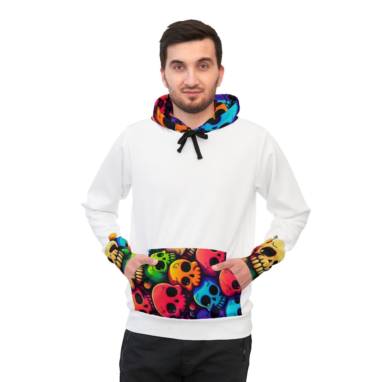 ππ¨ Colorful Skull Graphic Hoodie β Bold & Stylish Everyday Wear for Men & Women