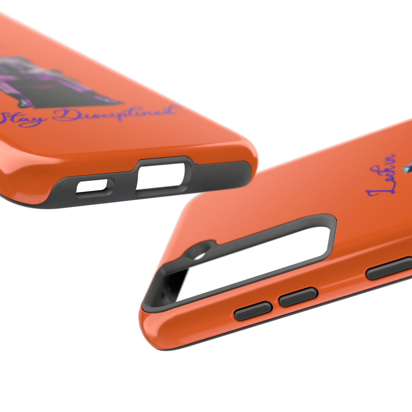 Phone case- Lock In, Stay discipline Tough Phone Case - Durable Protection