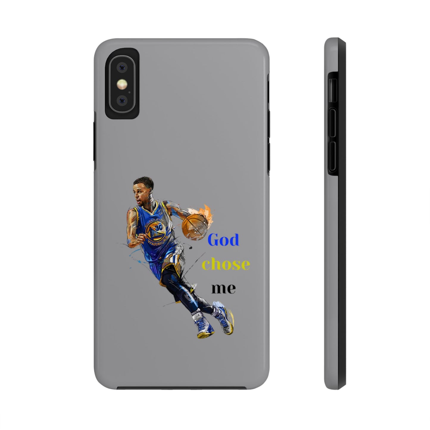 Phone case- God Chose Me Tough Phone Case - Durable Protection