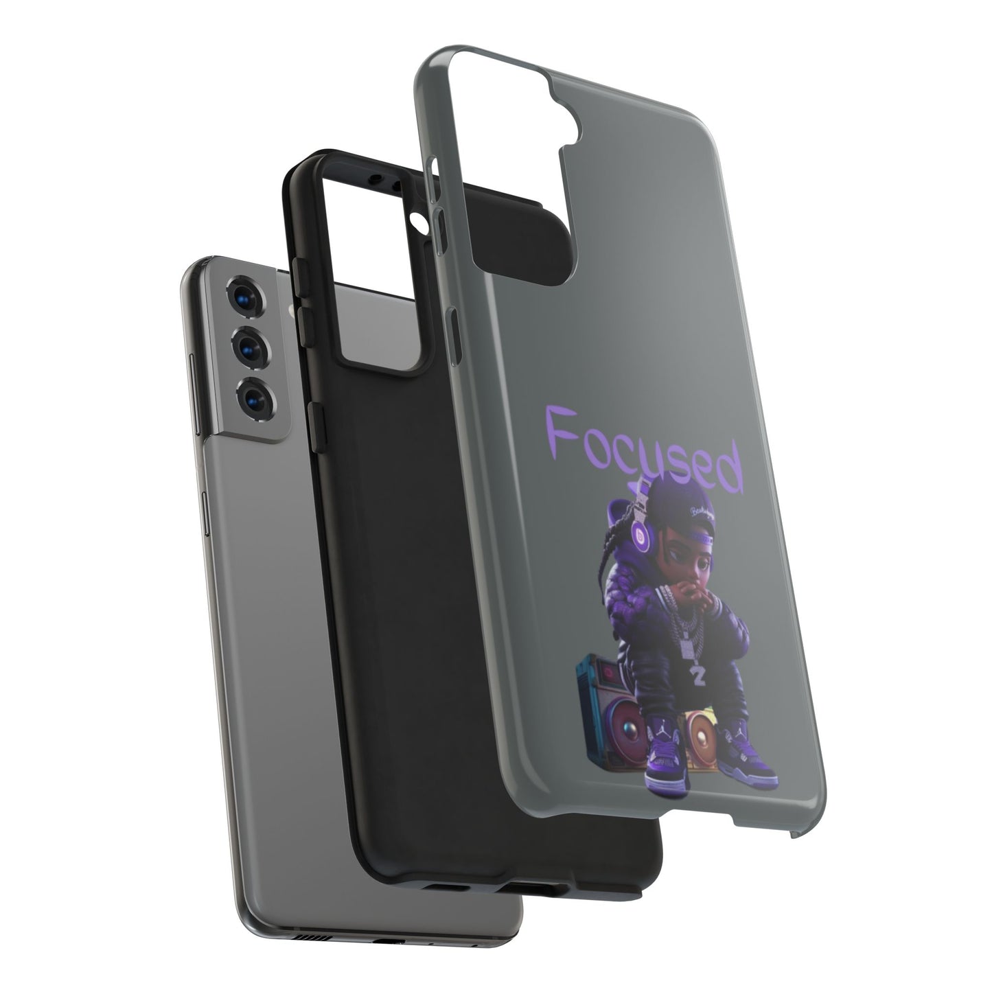Phone Case- Focused Tough Case- Durable Protection