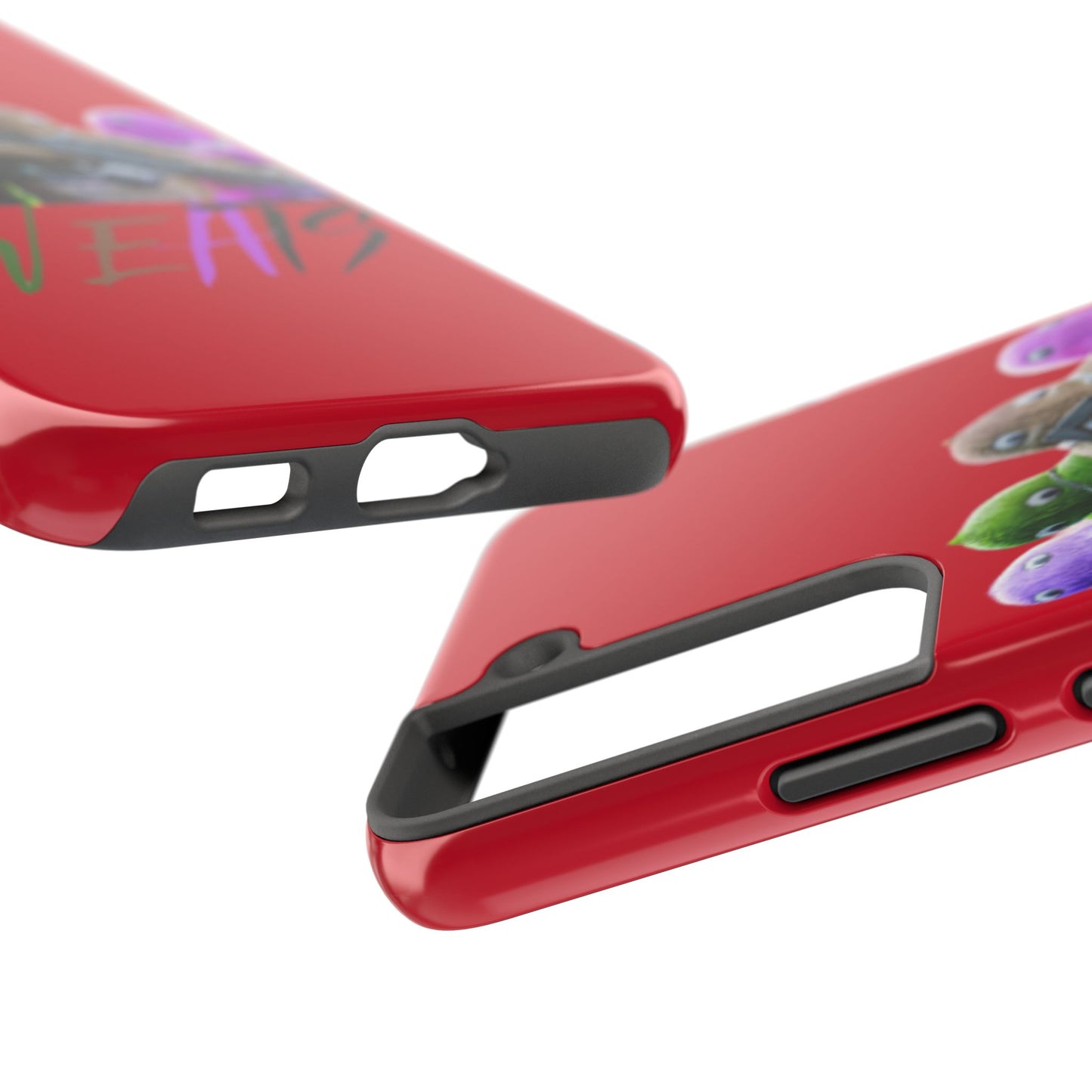 Cool Cartoon-Inspired Tough Phone Case - 'SWEATS'