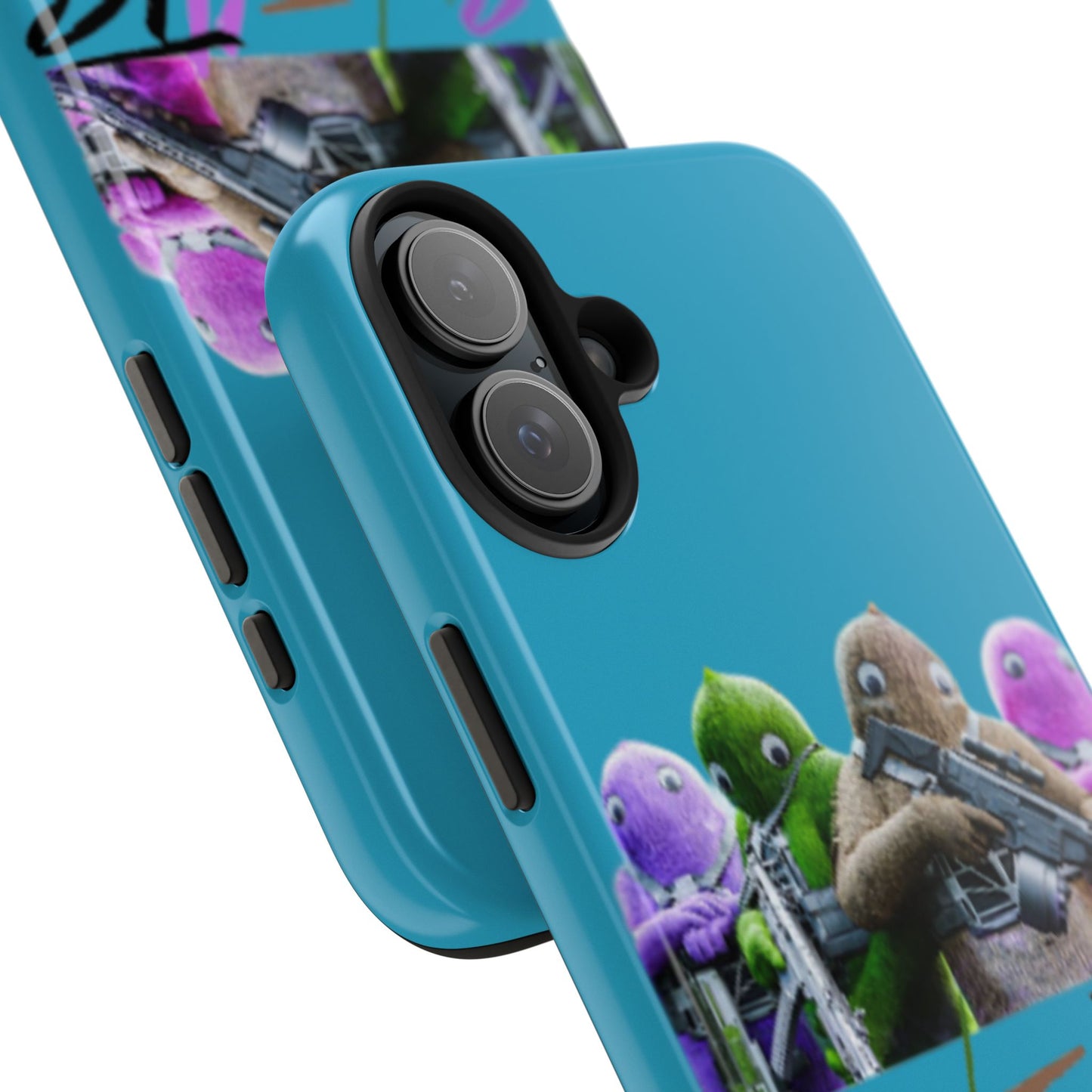 Cool Cartoon-Inspired Tough Phone Case - 'SWEATS'