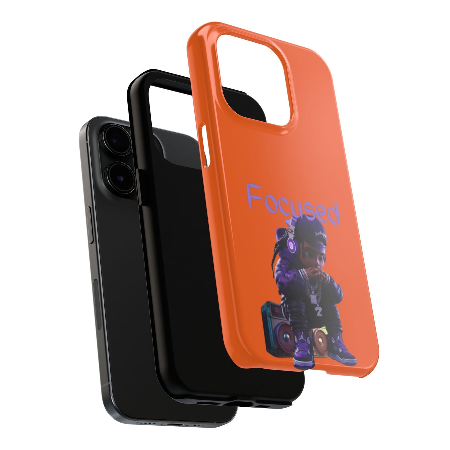 Phone Case- Focused Tough Case- Durable Protection