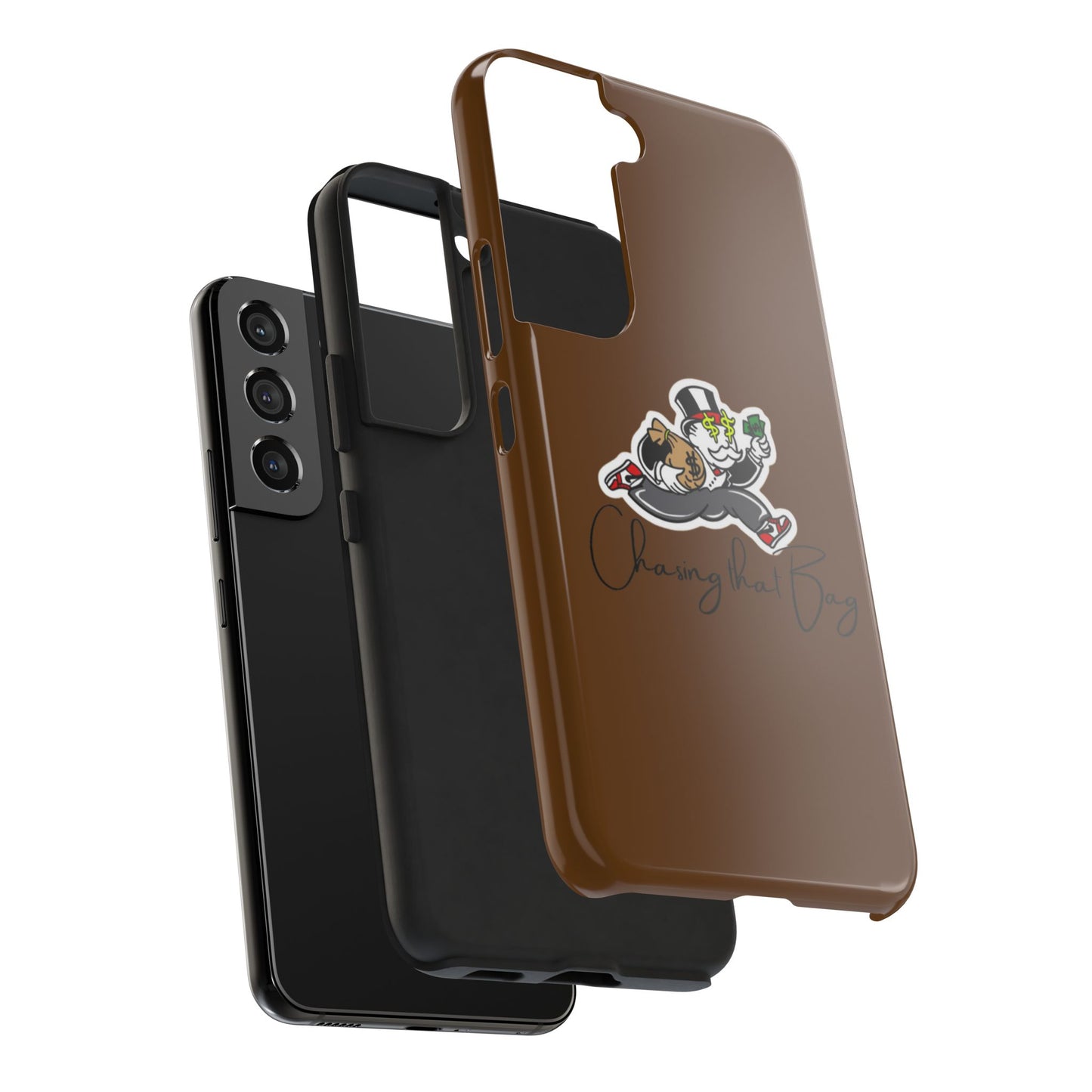 Phone Case- Chasing That Bag Tough Case- Durable Protection