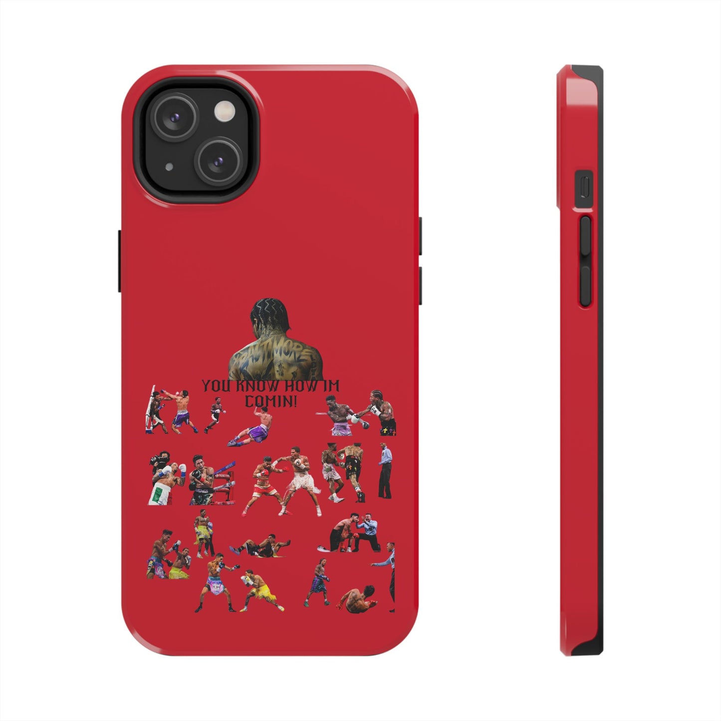 Phone case- You Know How I'm Comin' Tough Phone Case - Durable Protection