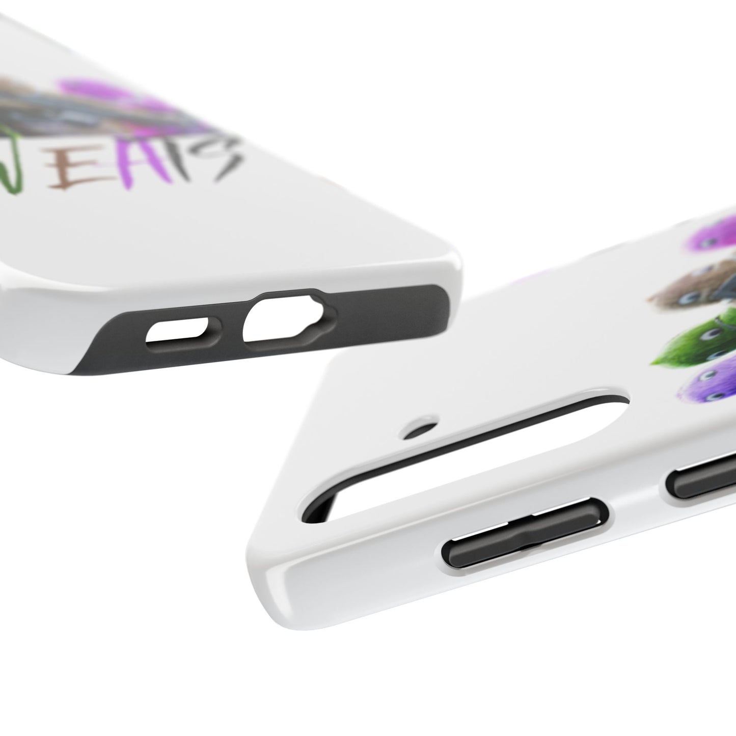 Cool Cartoon-Inspired Tough Phone Case - 'SWEATS'