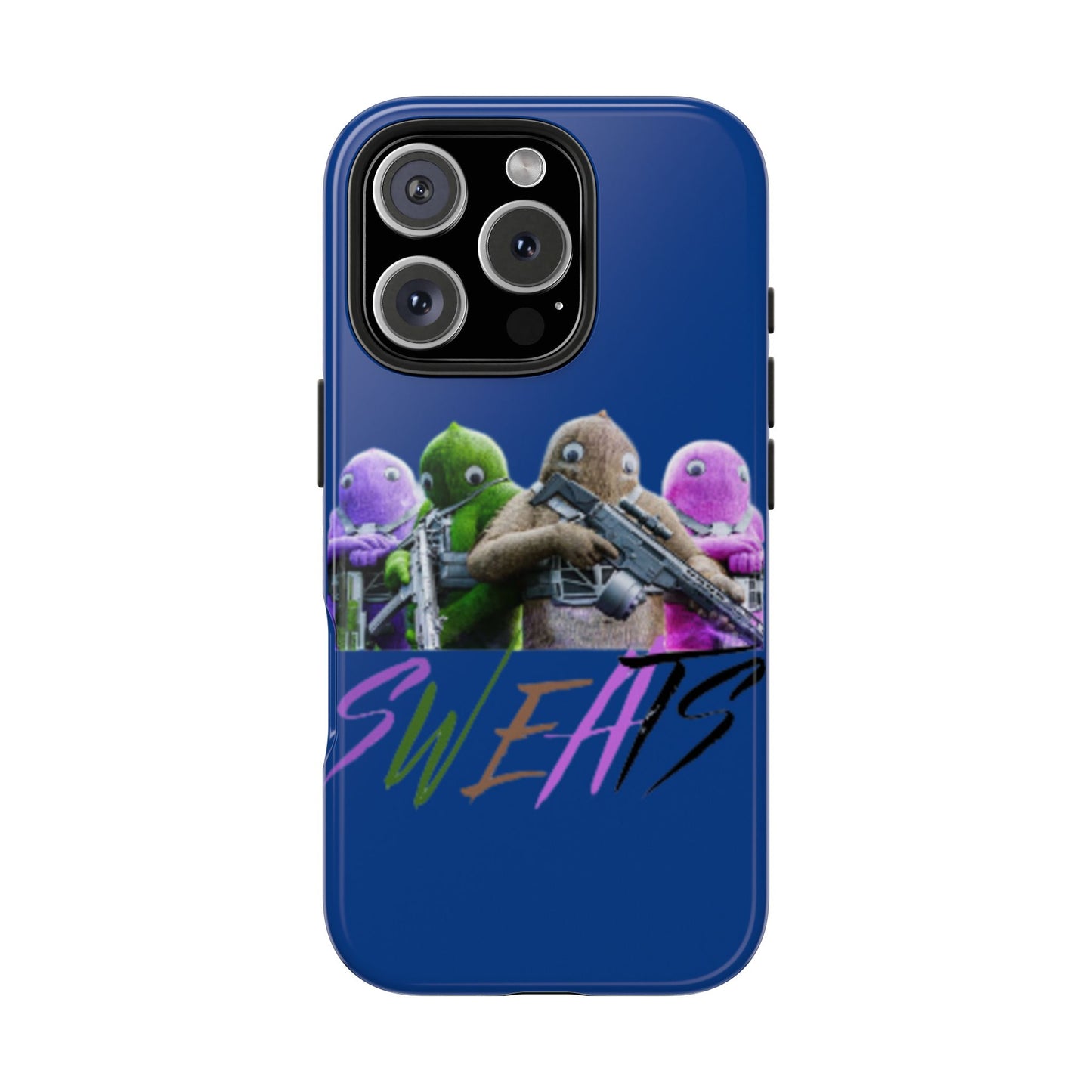 Cool Cartoon-Inspired Tough Phone Case - 'SWEATS'
