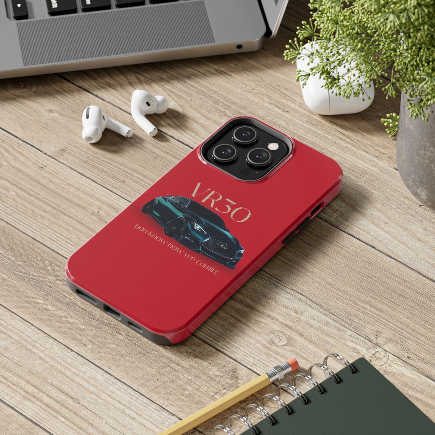VR30 Sports Car Tough Phone Case - Stylish and Durable Protection for Car Enthusiasts