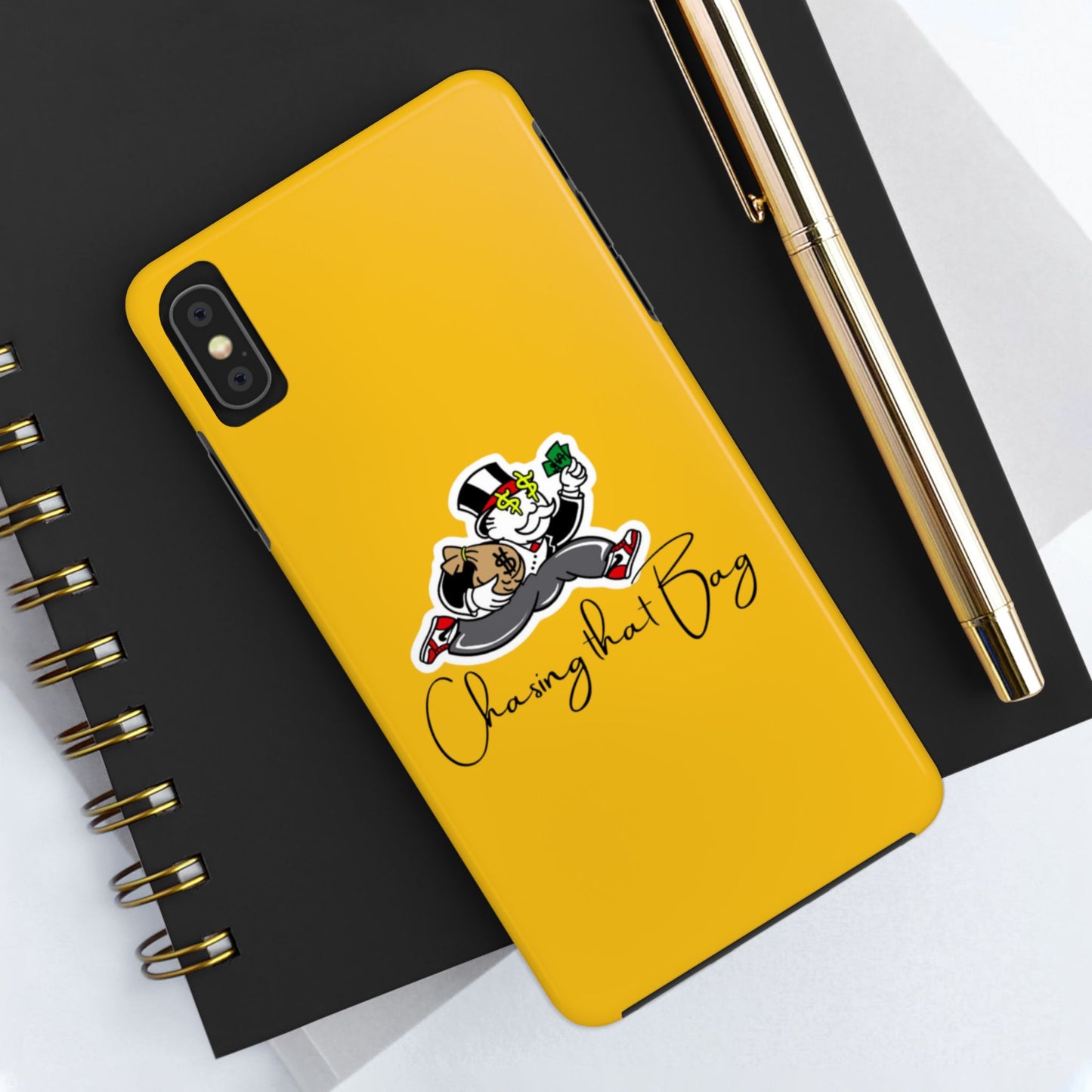 Phone Case- Chasing That Bag Tough Case- Durable Protection