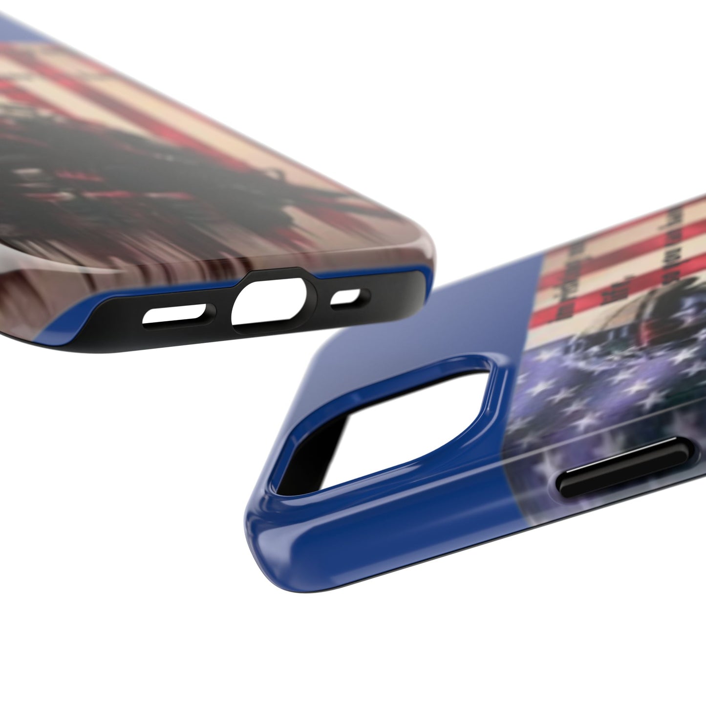 Patriotic Tough Phone Case - 'I'm Risking My Life' Design