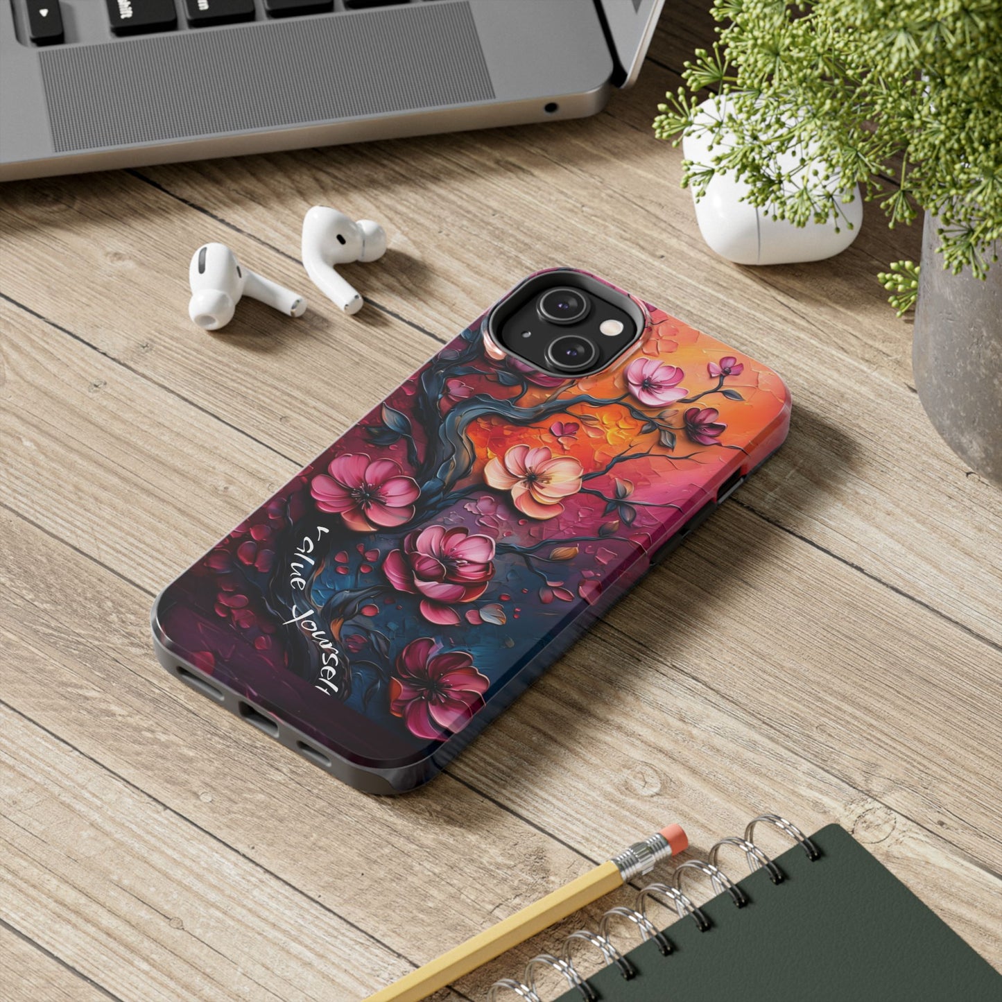 Value Yourself Floral Tough Phone Case
