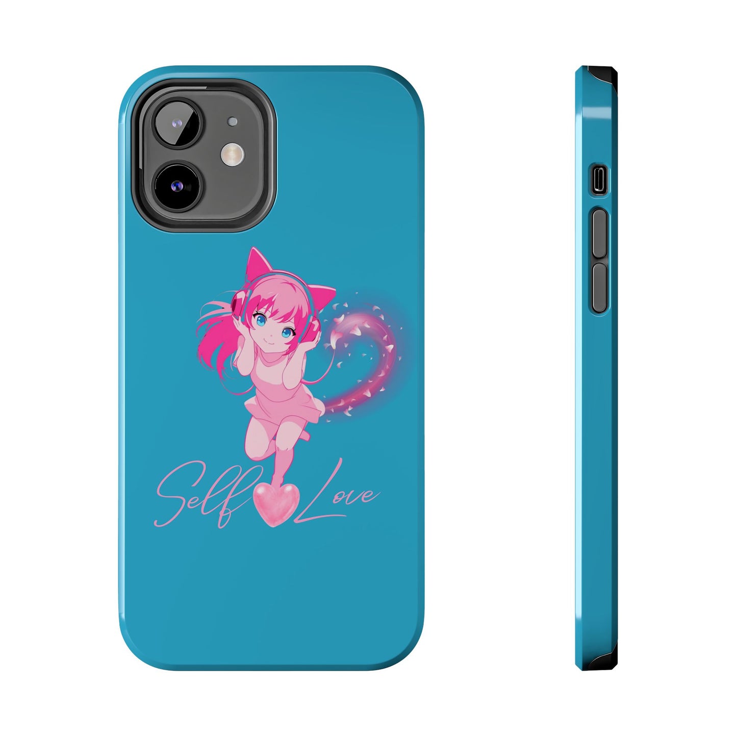 Self Love Tough Phone Case for Anime Lovers