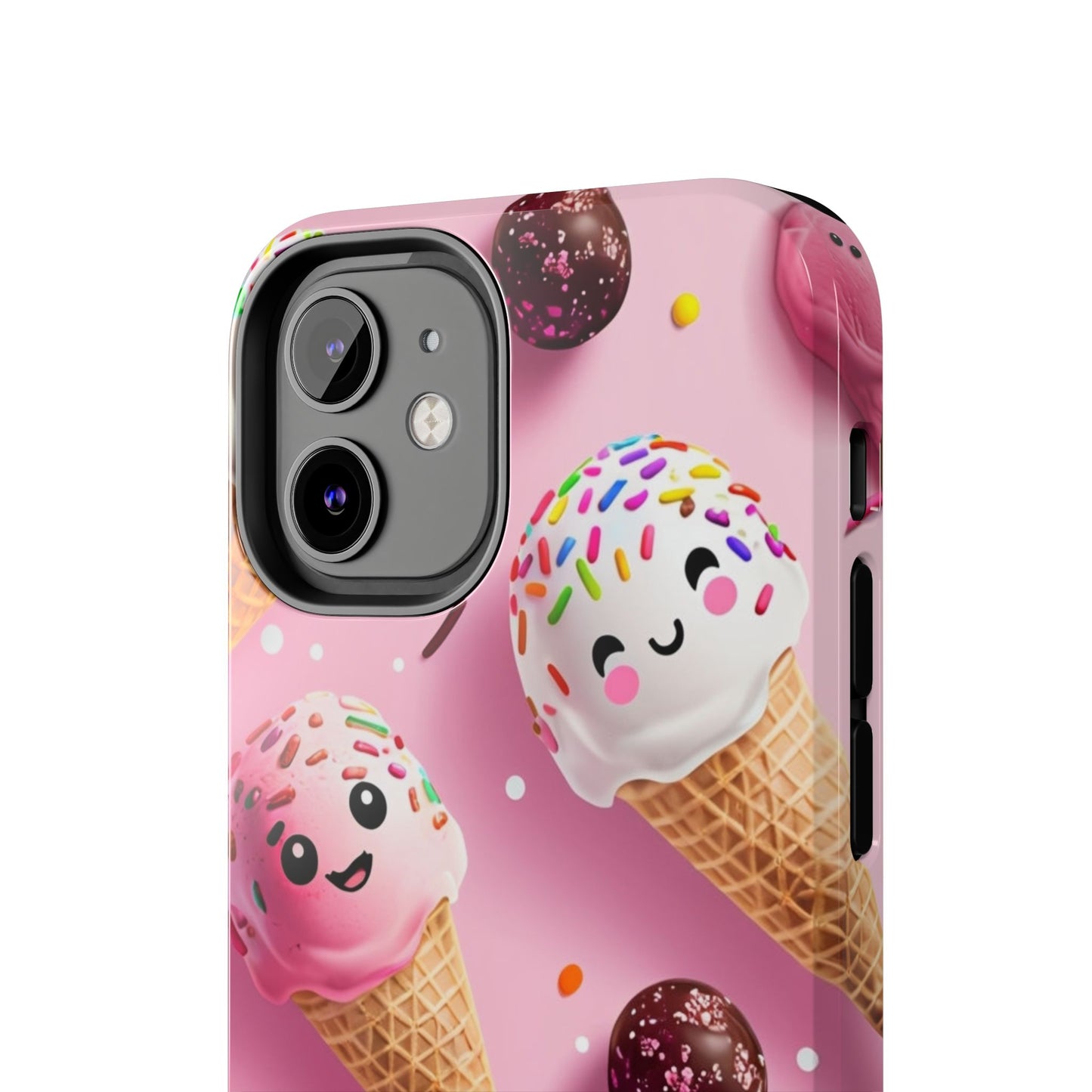 Tough Phone Cases Cute Ice Cream Design