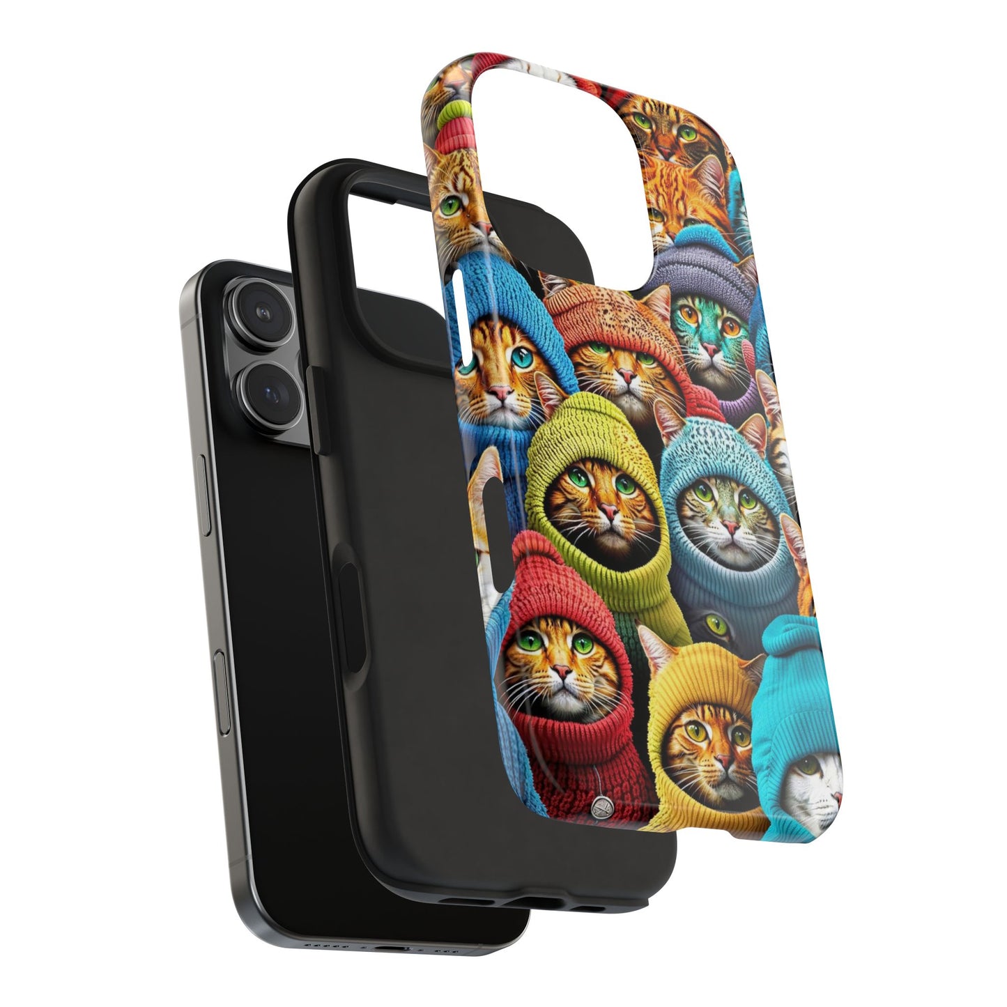 "Cool Cats Tough Phone Case – Stylish & Durable Protective Cover for iPhone & Android"
