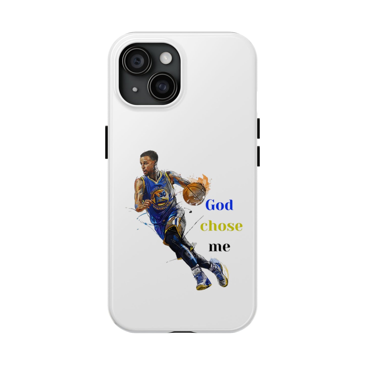 Phone case- God Chose Me Tough Phone Case - Durable Protection