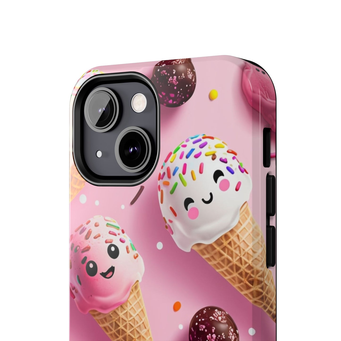 Tough Phone Cases Cute Ice Cream Design