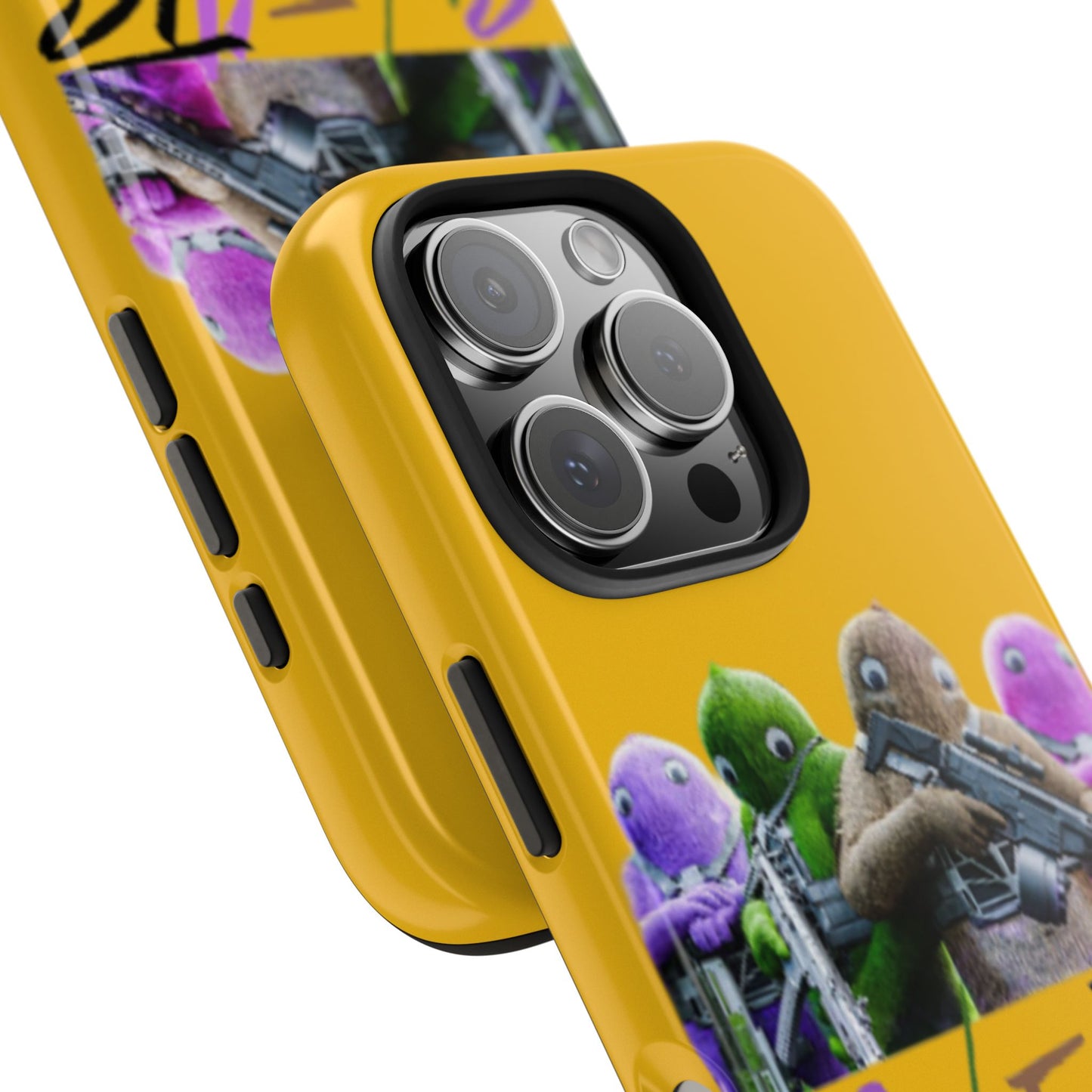 Cool Cartoon-Inspired Tough Phone Case - 'SWEATS'