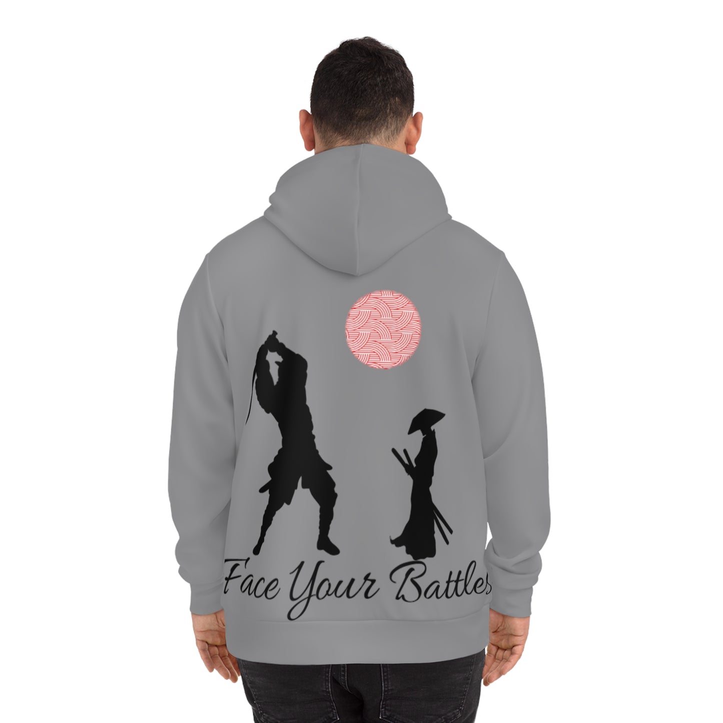 Ironclad Grey Hoodie for Men & Women – Conquer Your Battles Motivational Trend