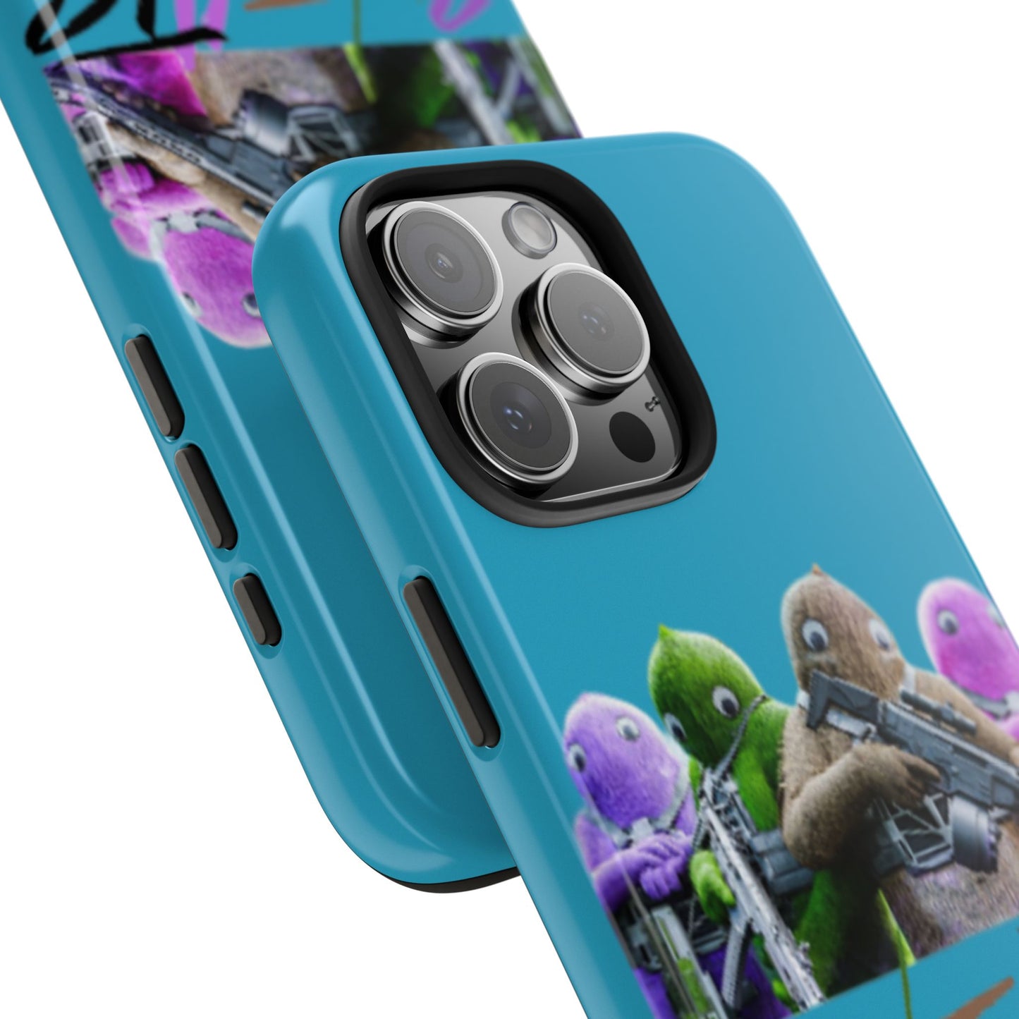 Cool Cartoon-Inspired Tough Phone Case - 'SWEATS'