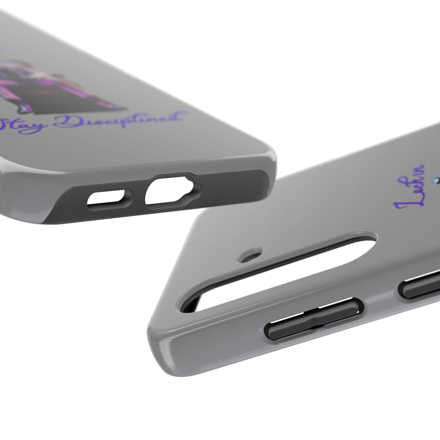 Phone case- Lock In, Stay Disciplined Tough Phone Case - Durable Protection
