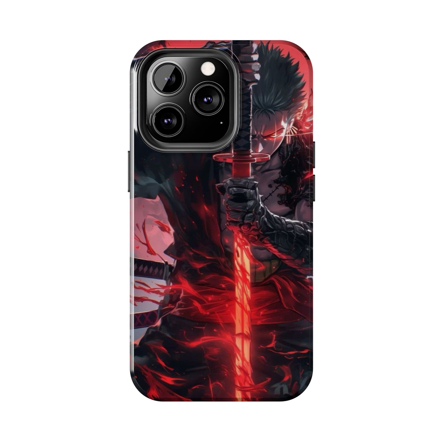 🗡️ Fierce Samurai Tough Phone Case – Durable Protection with Bold Anime Design for iPhone & Android