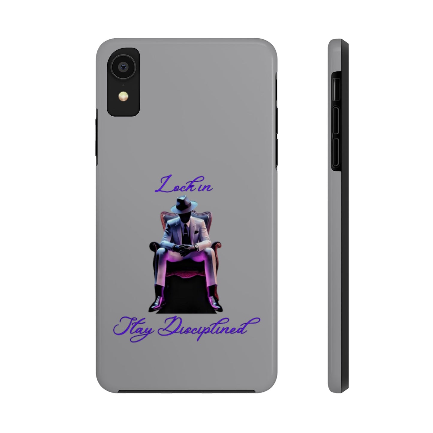 Phone case- Lock In, Stay Disciplined Tough Phone Case - Durable Protection