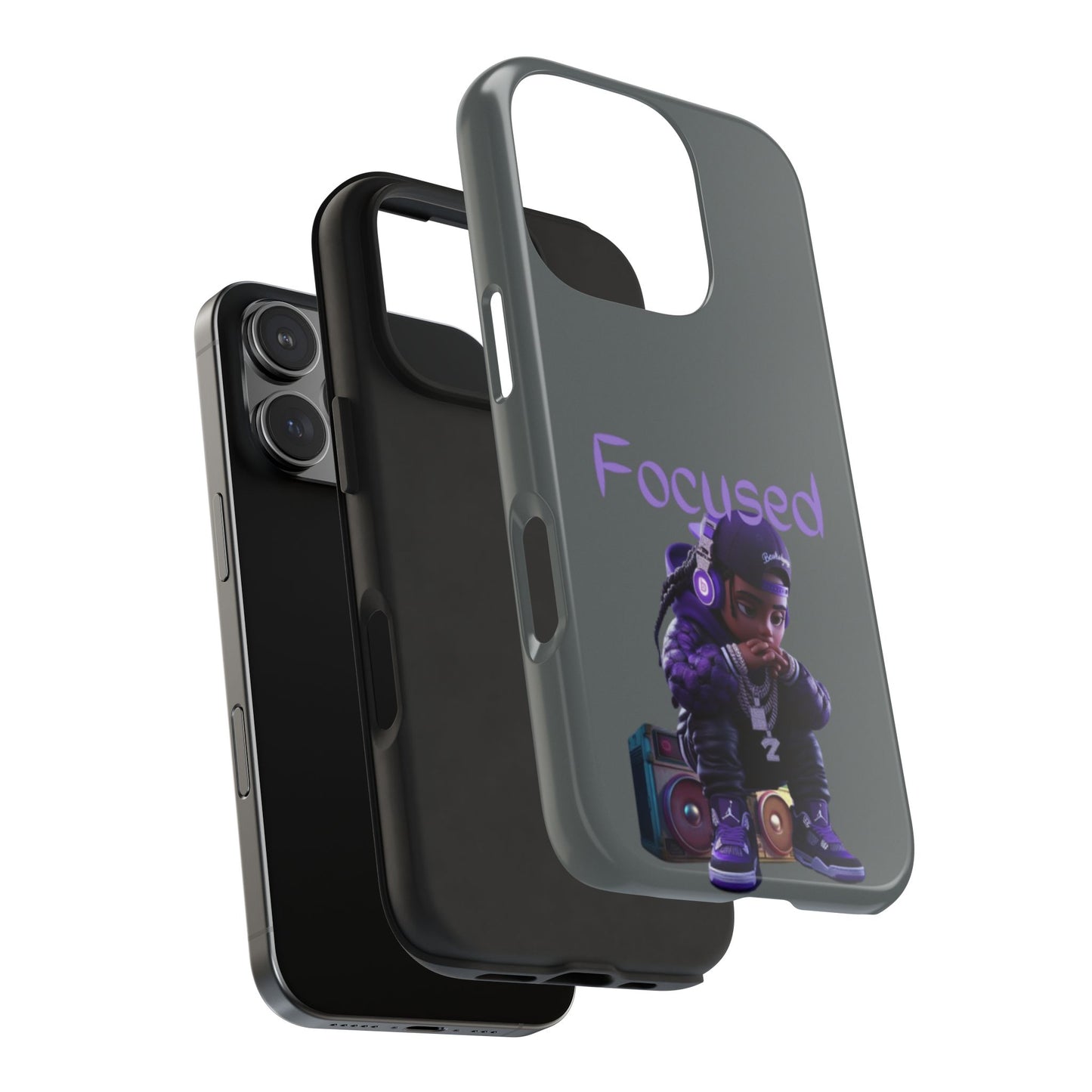 Phone Case- Focused Tough Case- Durable Protection
