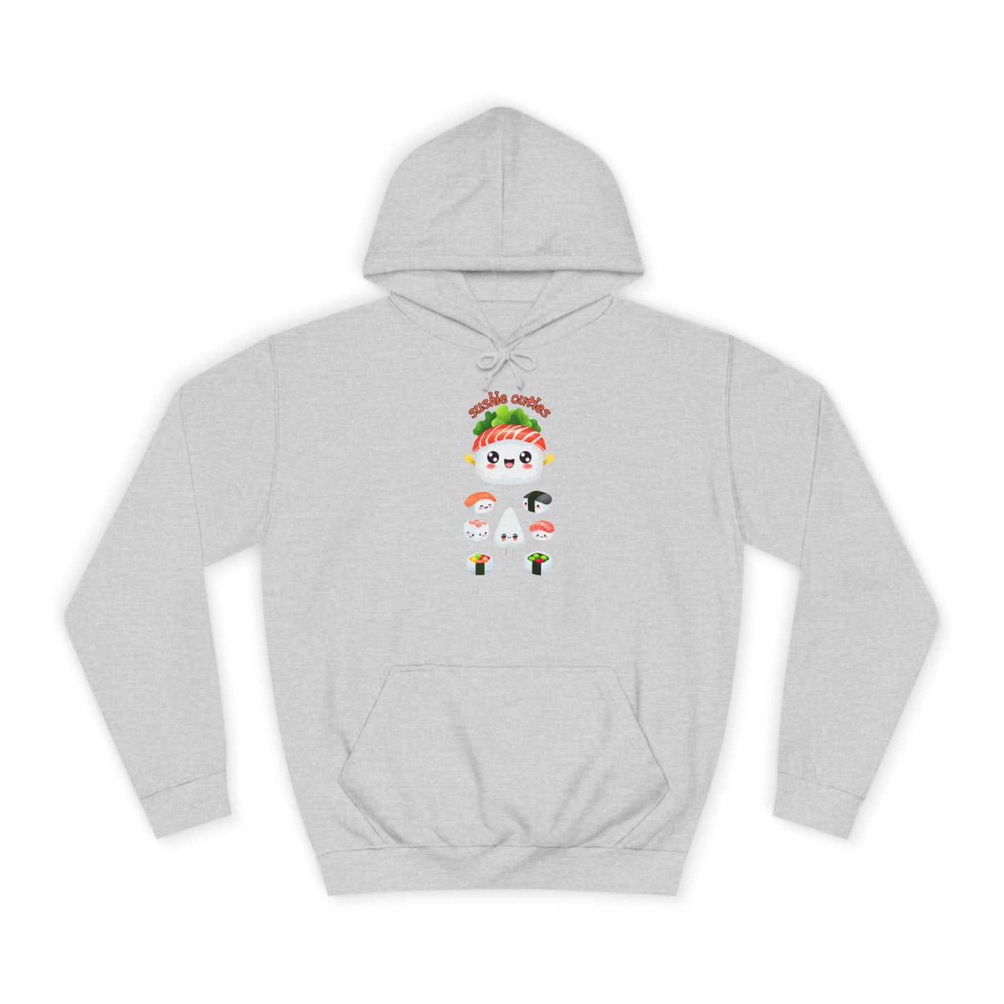 π£ Cute Sushi Characters White Sweater β Cozy & Fun for Men & Women! π£