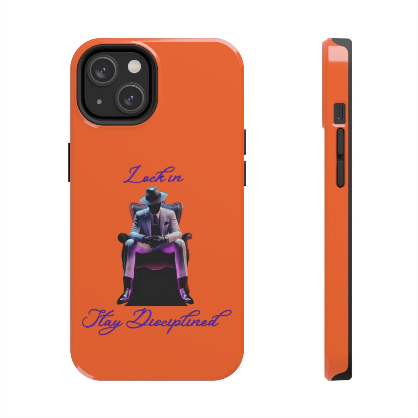 Phone case- Lock In, Stay discipline Tough Phone Case - Durable Protection