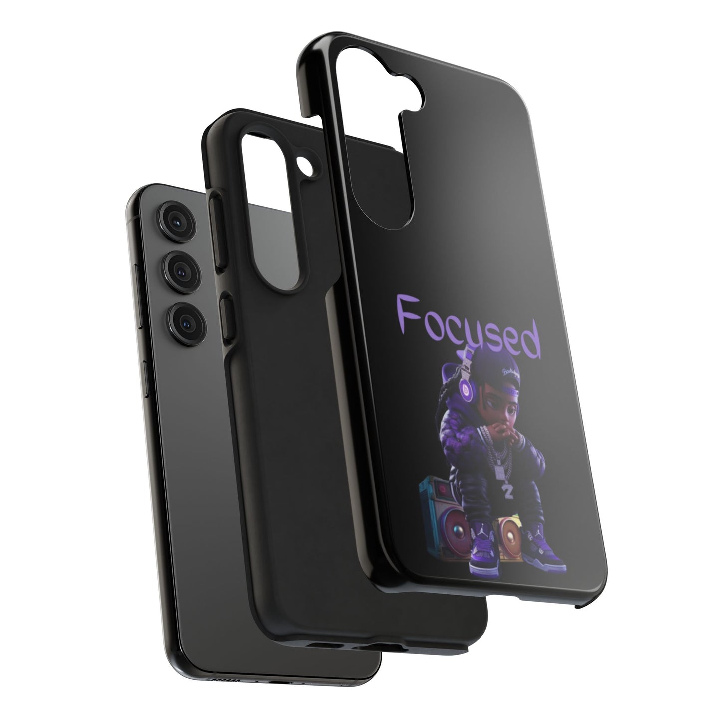Phone case- Focused Tough Phone Case - Durable Protection