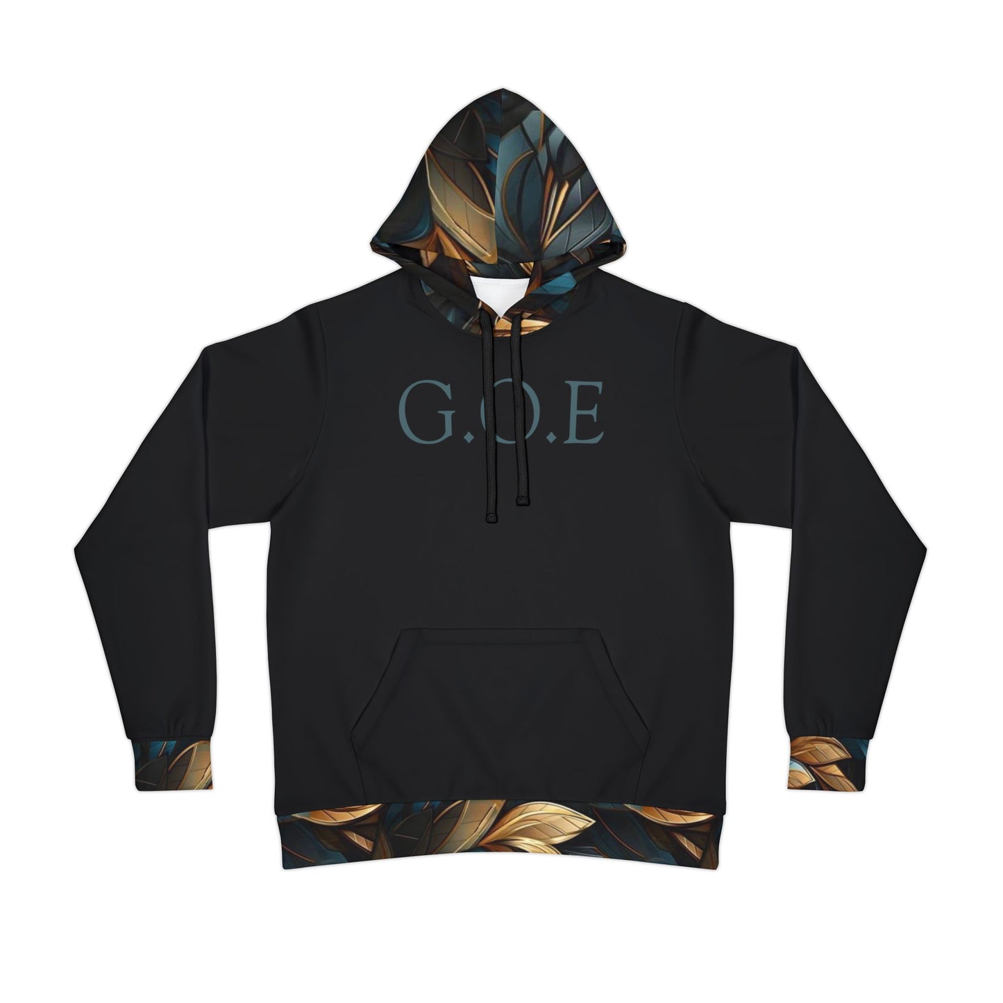 "G.O.E ‘God Over Everything’ Sublimated Hoodie – Bold Christian Faith Pullover for Men & Women | Inspirational Streetwear"