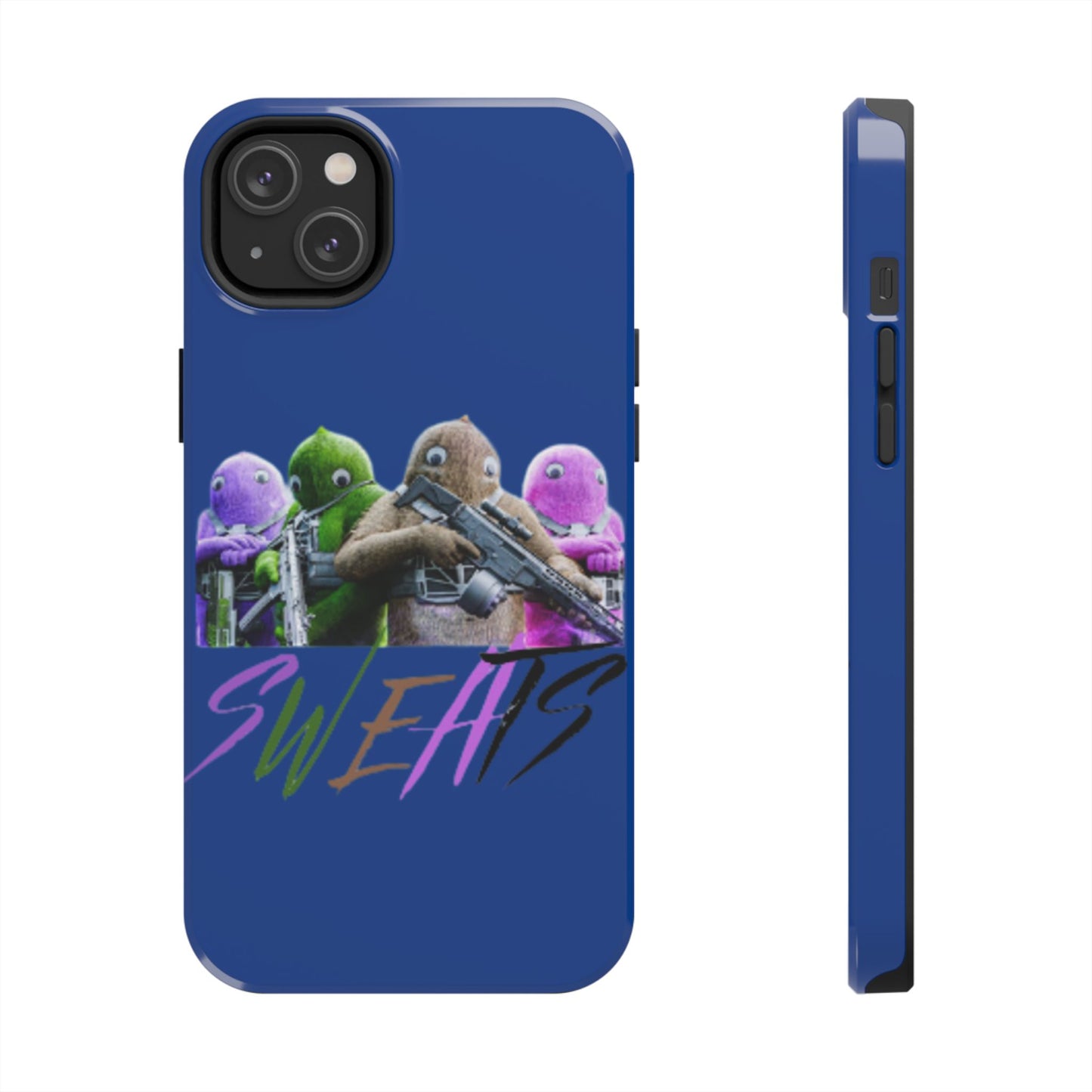Cool Cartoon-Inspired Tough Phone Case - 'SWEATS'