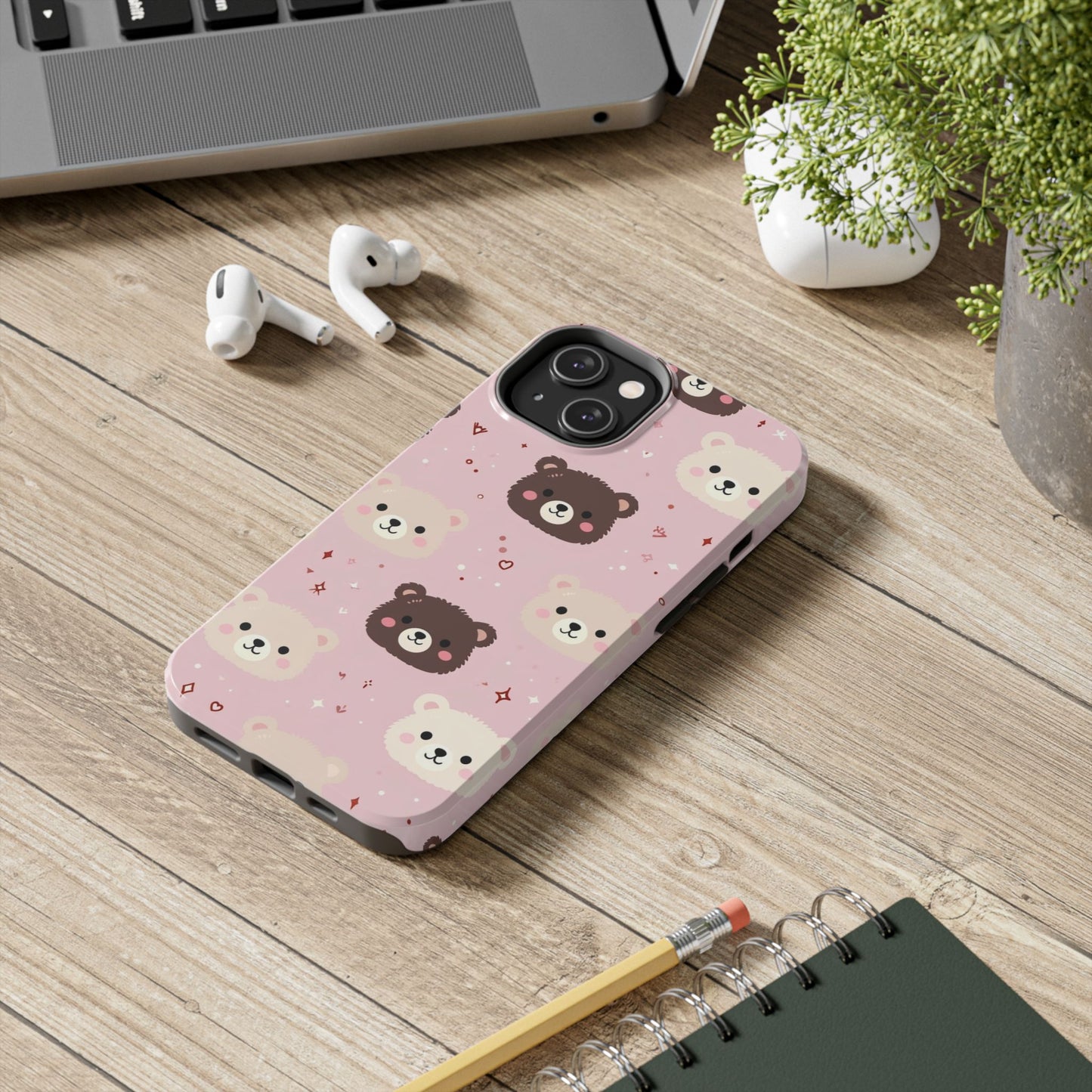 Tough Phone Cases- Cute Bears