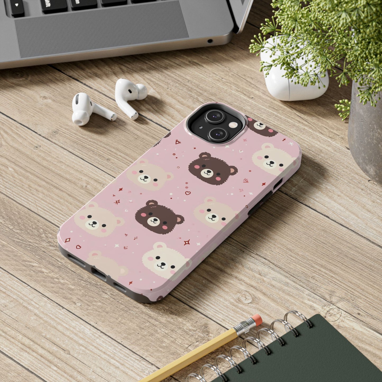 Tough Phone Cases- Cute Bears