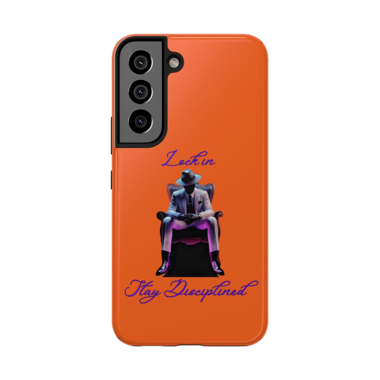 Phone case- Lock In, Stay discipline Tough Phone Case - Durable Protection