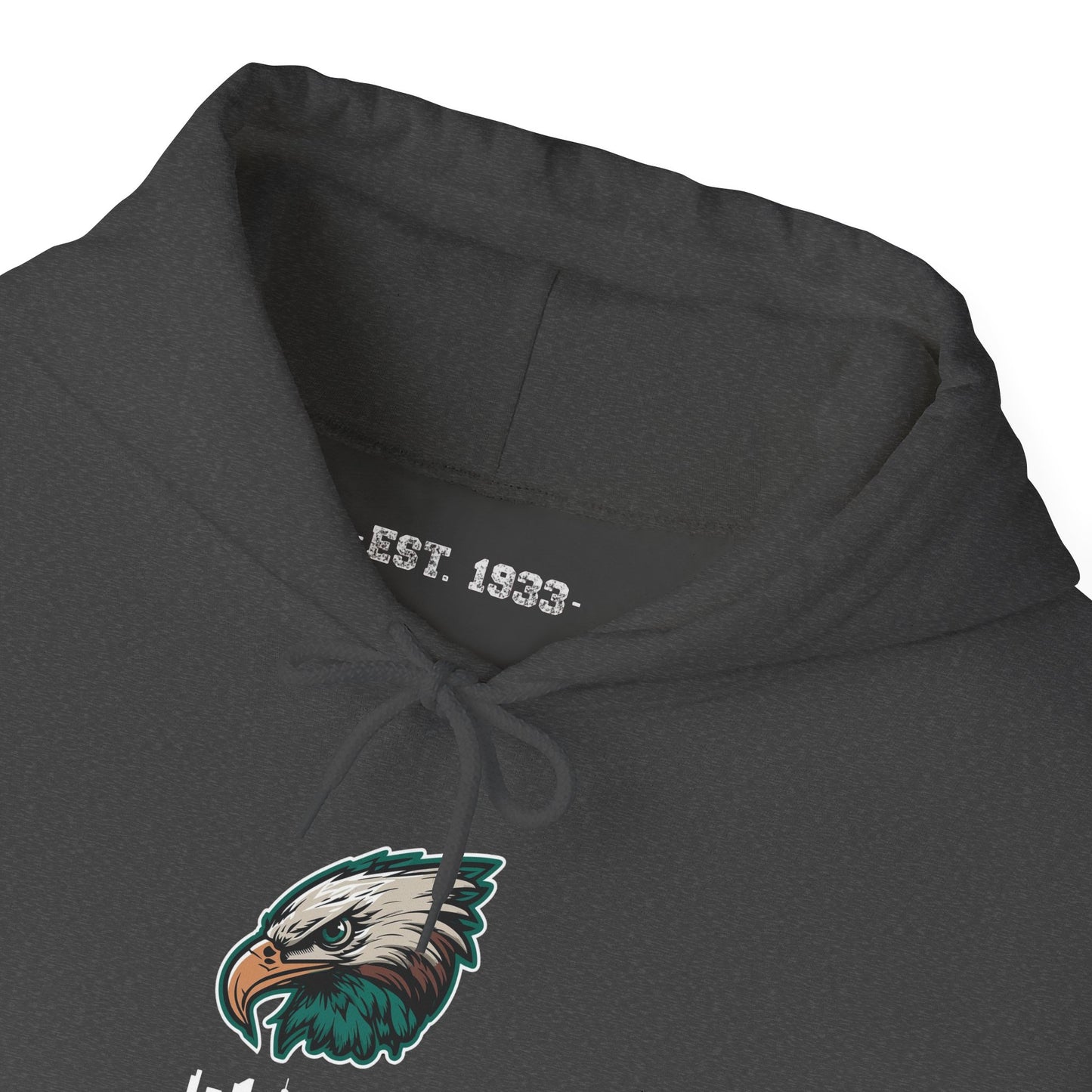 Philadelphia Eagles Hoodie – Est. 1933 | Black Pullover for Men & Women | Team Colors & Mascot Design