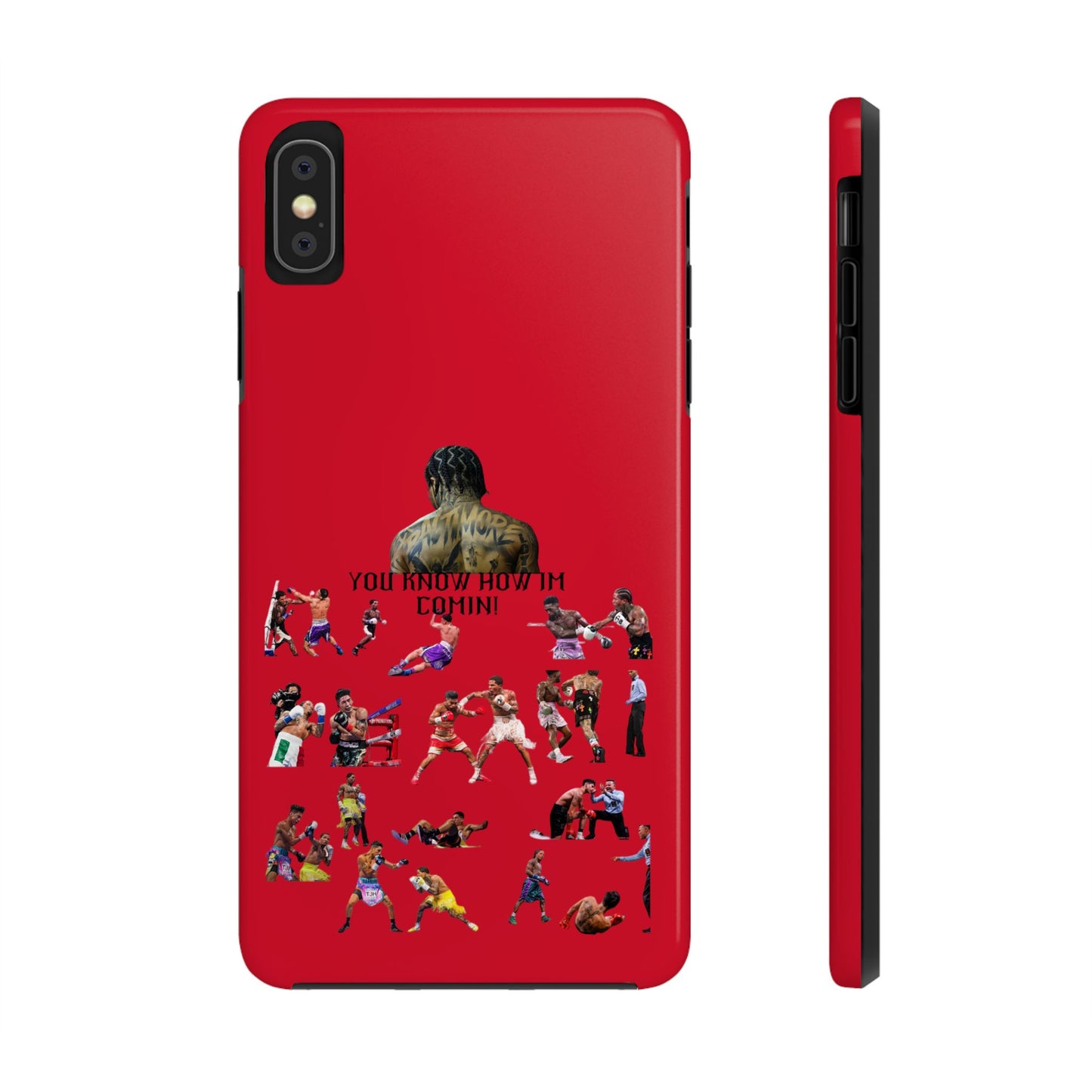 Phone case- You Know How I'm Comin' Tough Phone Case - Durable Protection