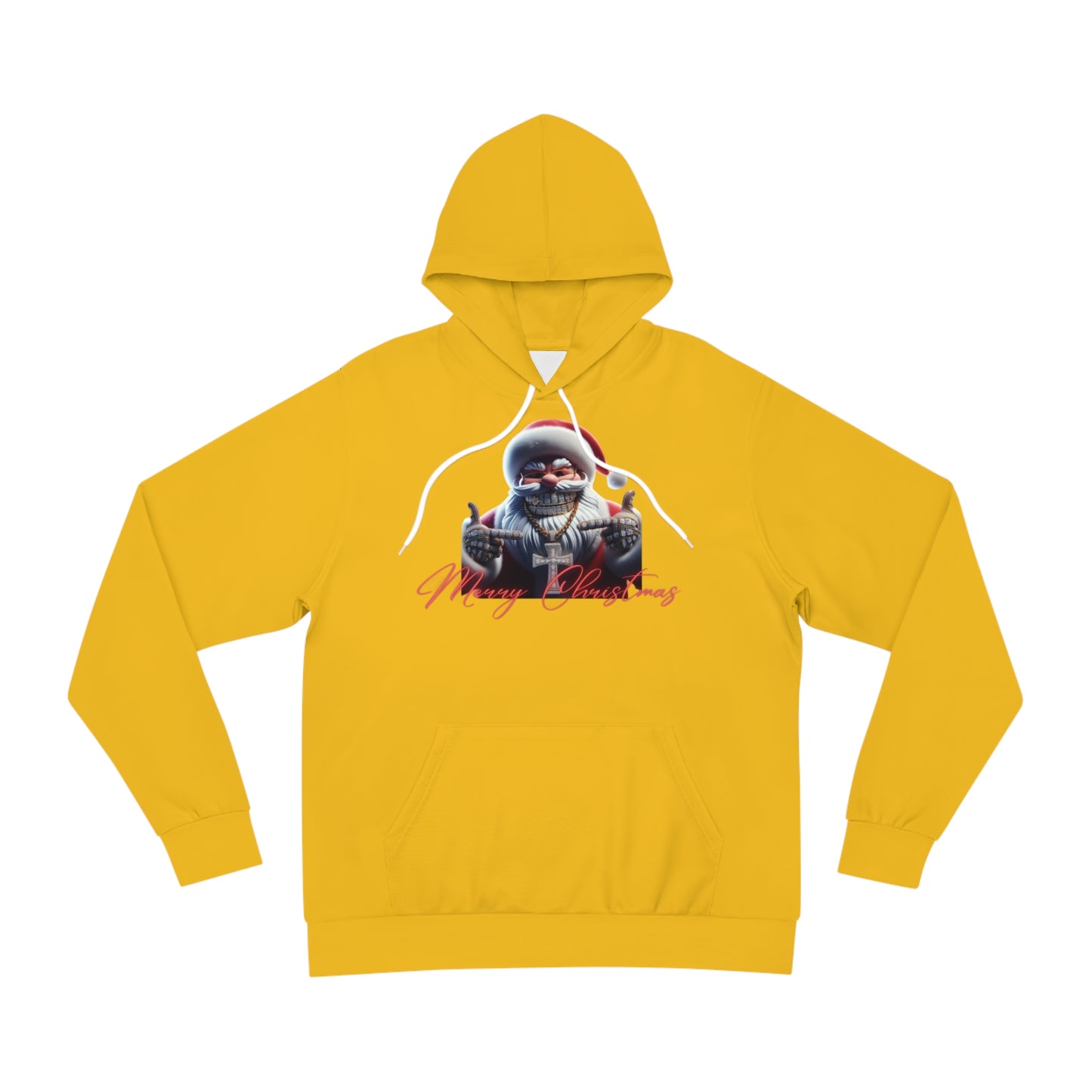 Harvest Gold Hoodie for Men & Women – "Merry Christmas" Festive Holiday Apparel