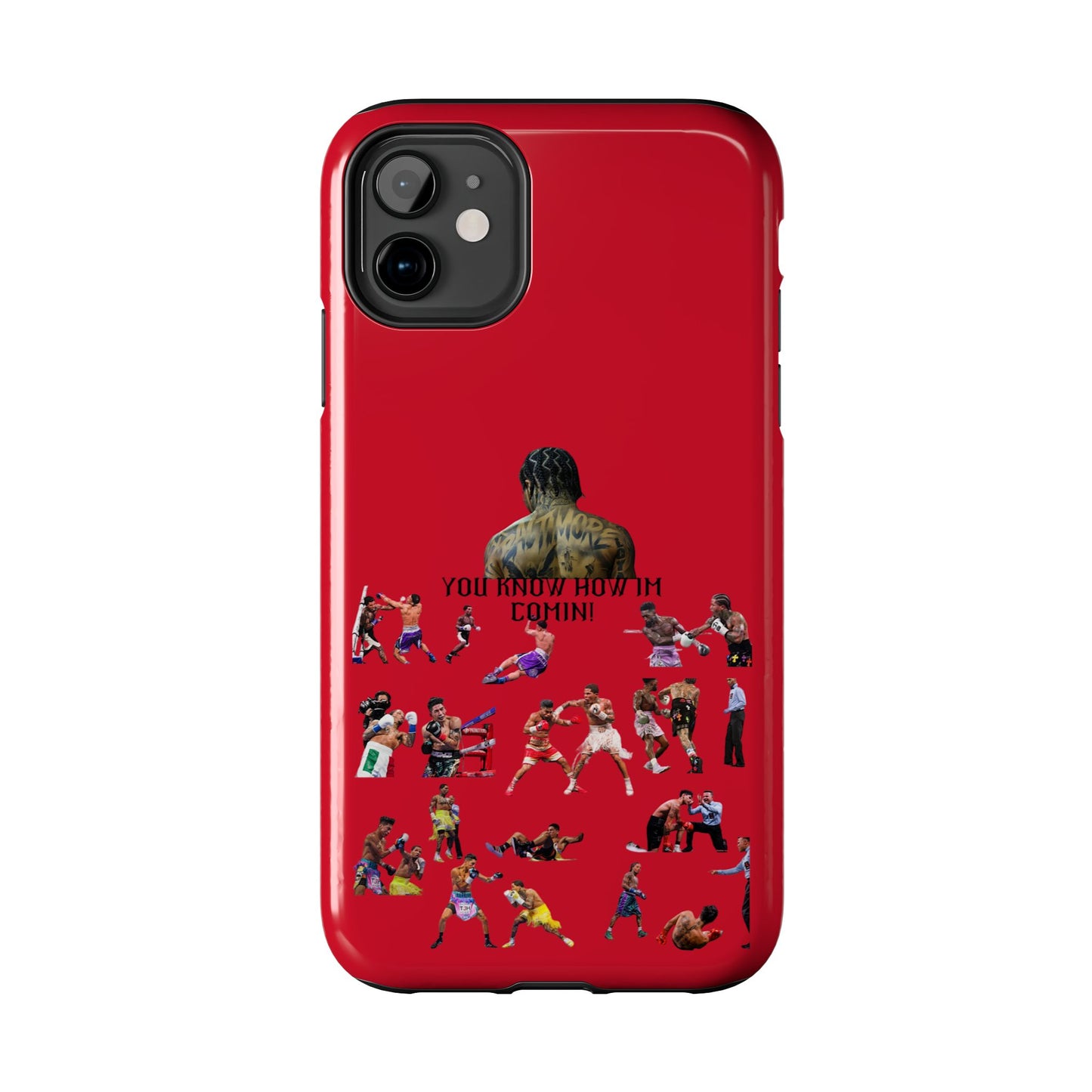 Phone case- You Know How I'm Comin' Tough Phone Case - Durable Protection