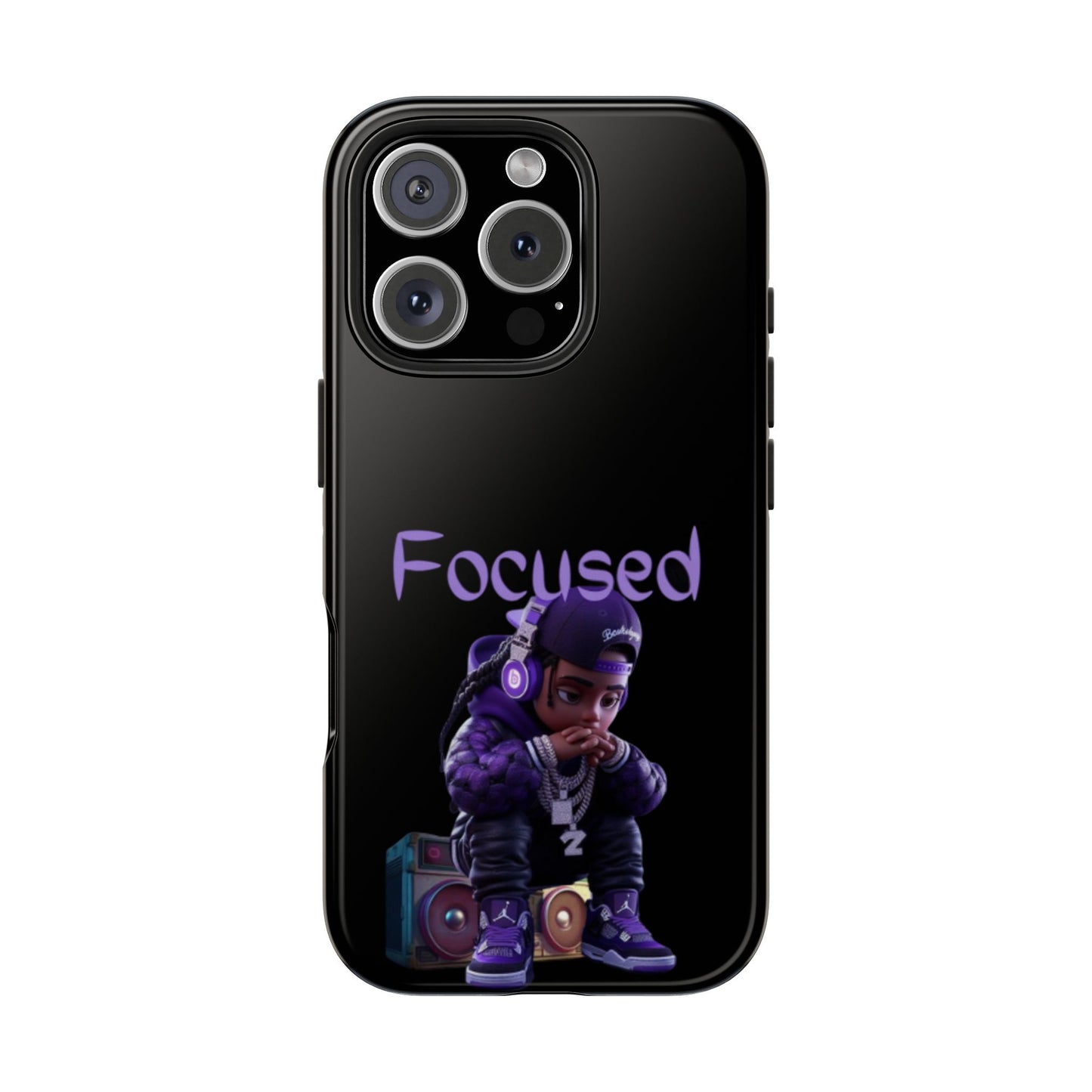 Phone case- Focused Tough Phone Case - Durable Protection